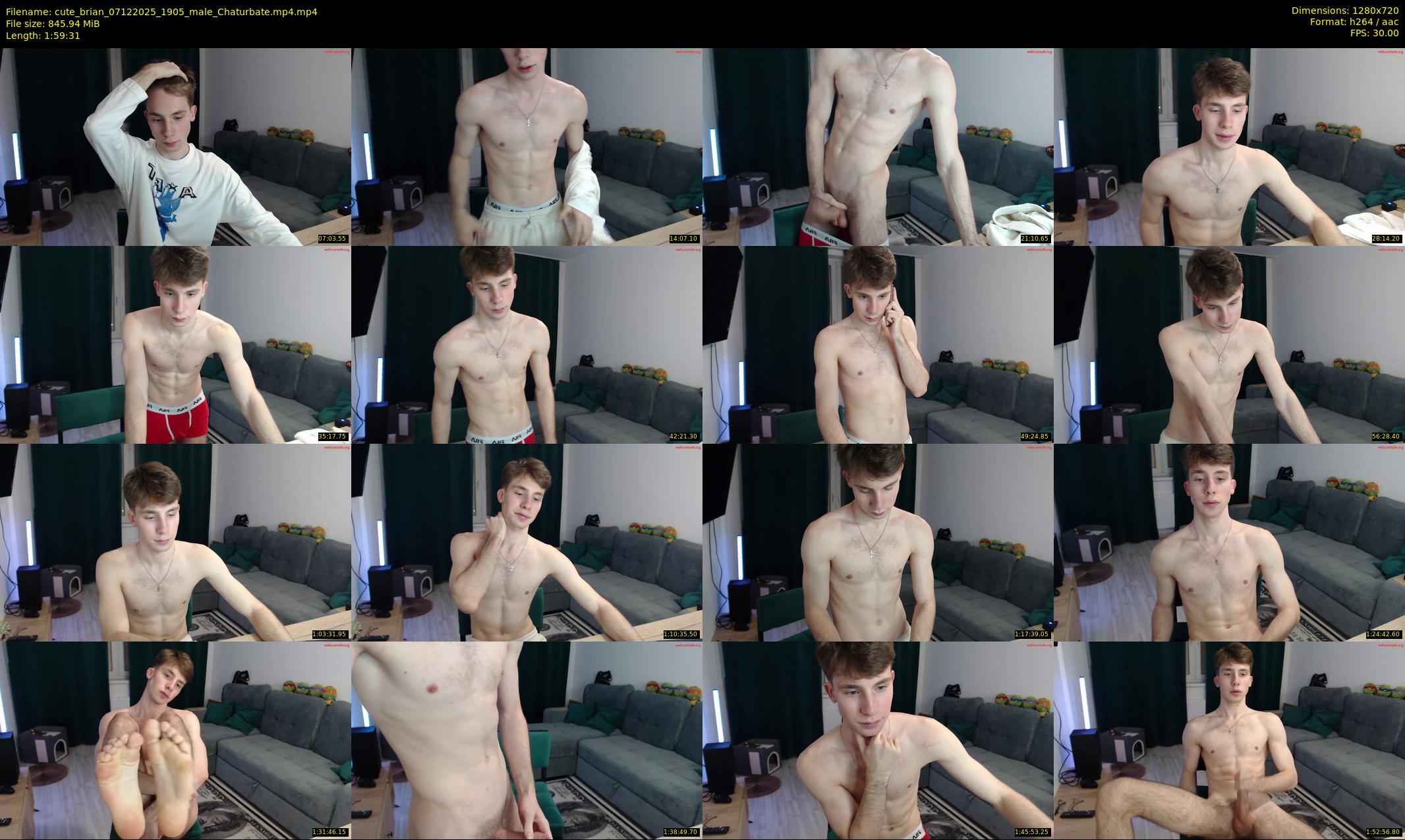 cute_brian — 120 minute Chaturbate male cam show recording, 720p, Dec 7, 2025