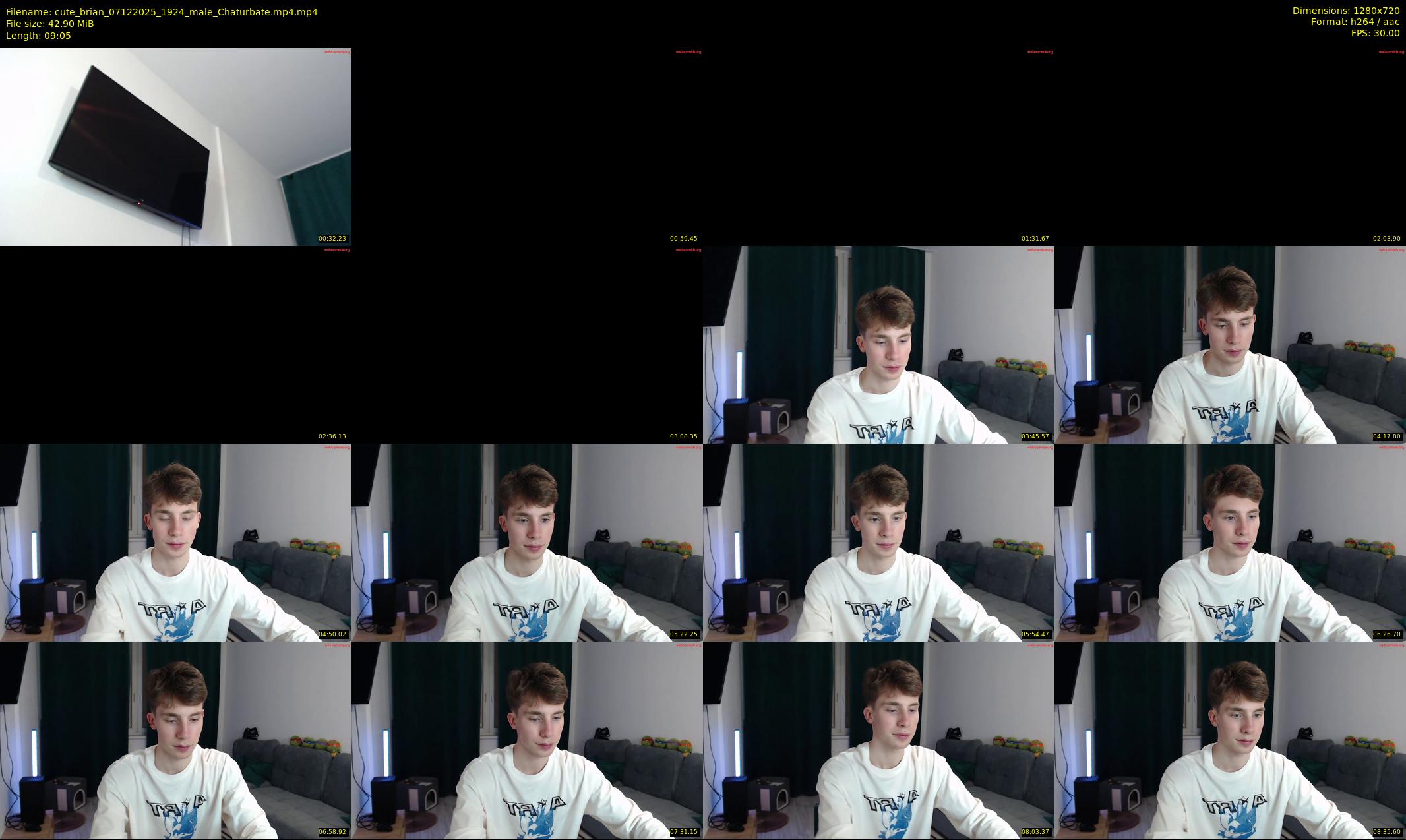 cute_brian — 10 minute Chaturbate male cam show recording, 720p, Dec 7, 2025