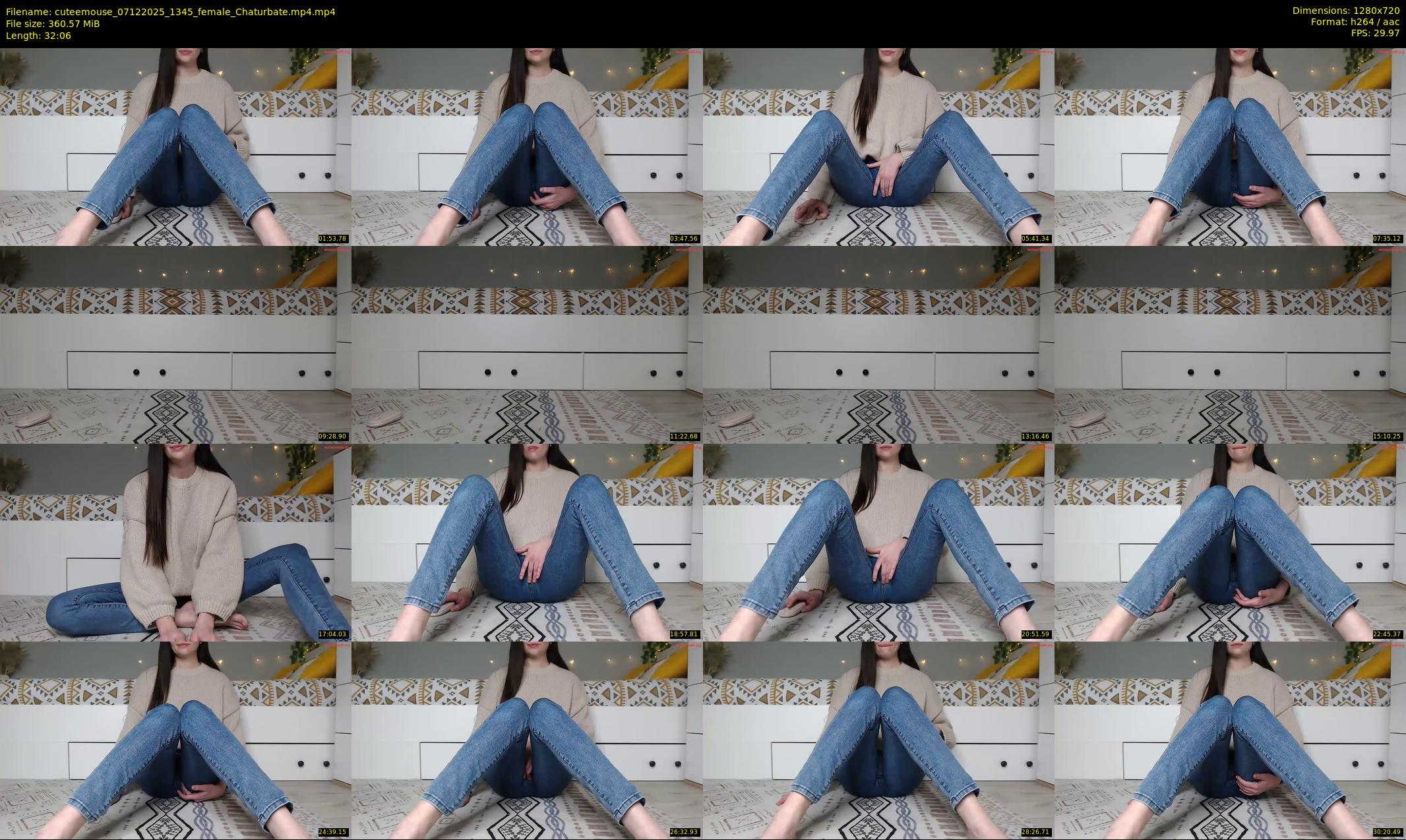 cuteemouse — 33 minute Chaturbate female cam show recording, 720p, Dec 7, 2025