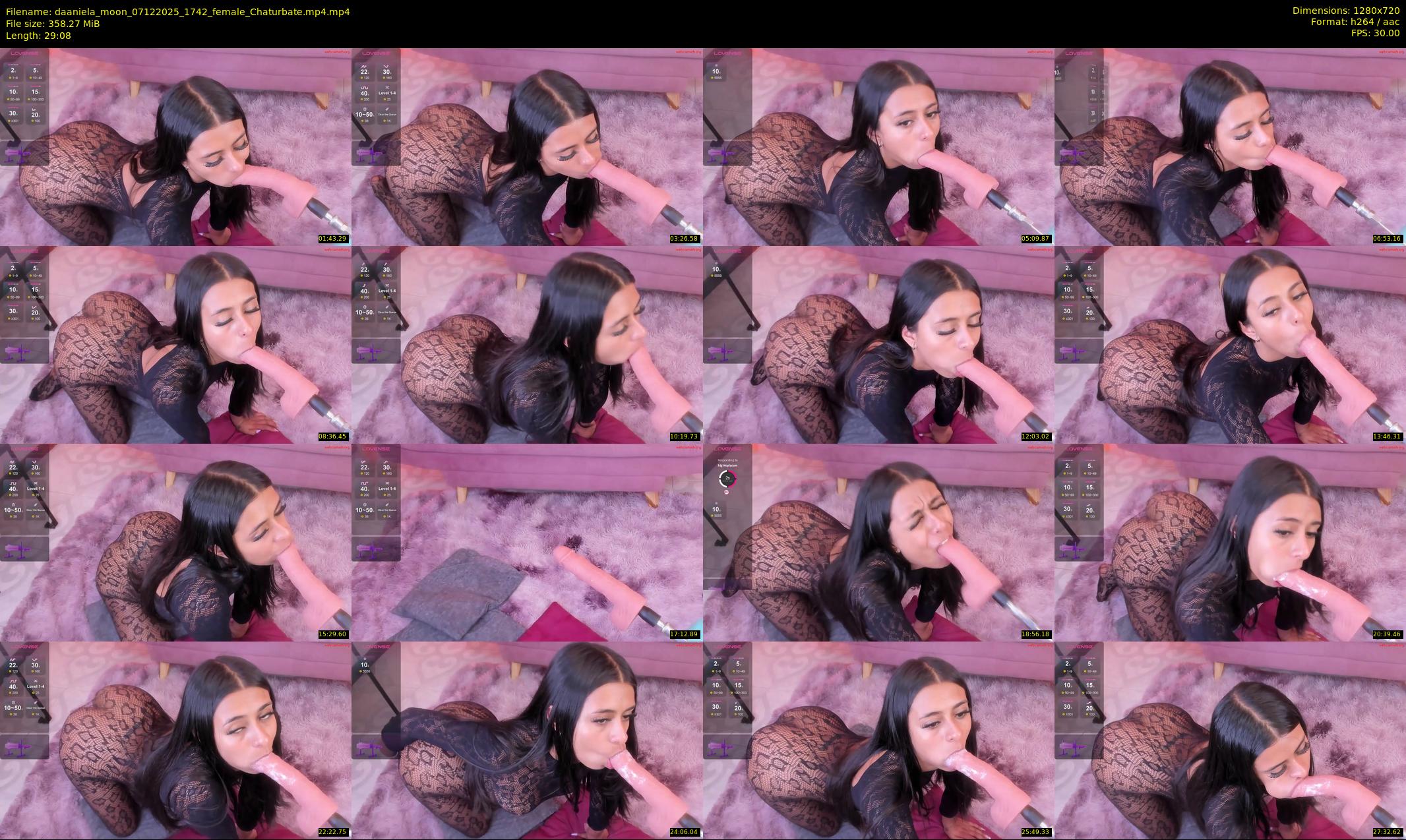 daaniela_moon — 30 minute Chaturbate female cam show recording, 720p, Dec 7, 2025