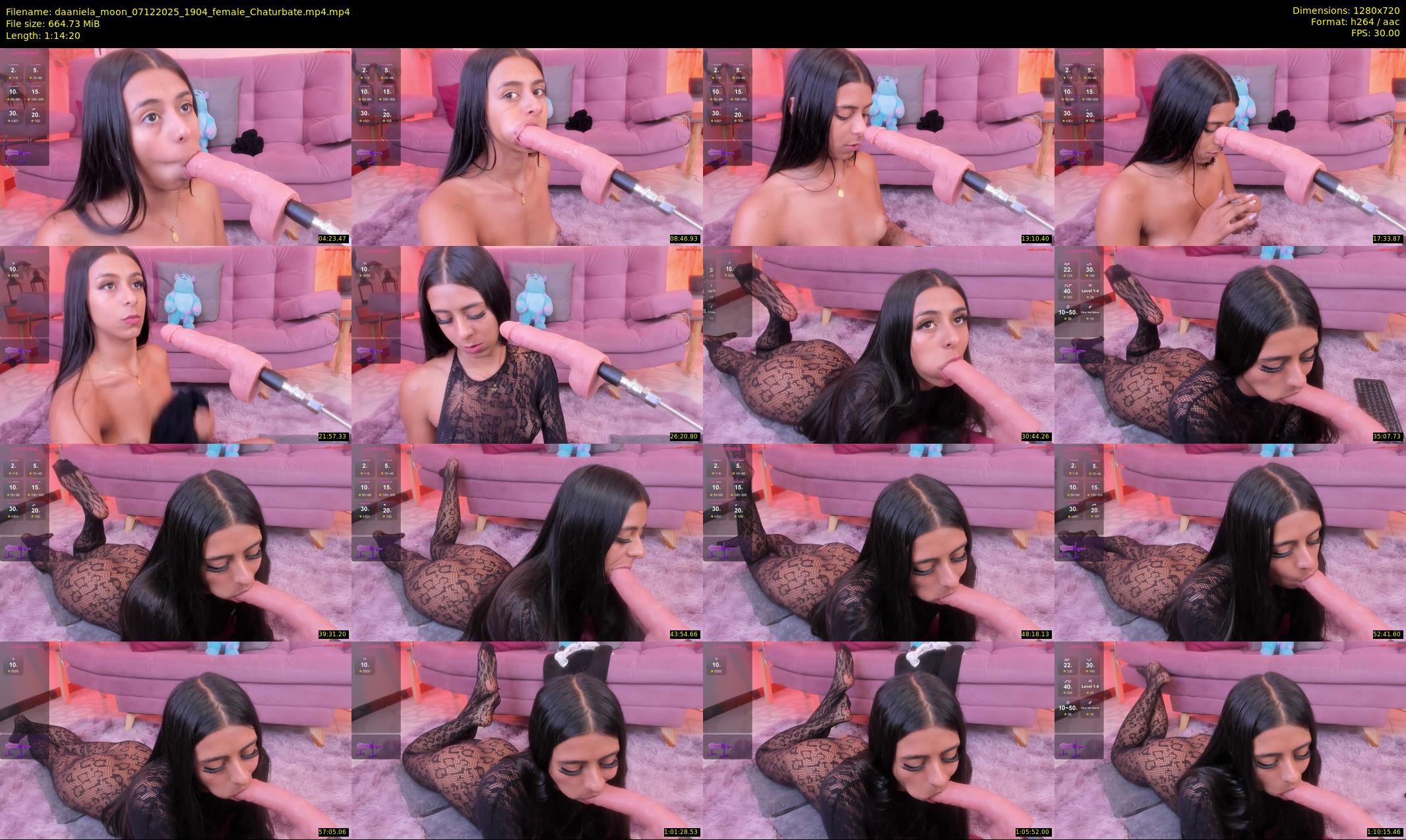 daaniela_moon — 75 minute Chaturbate female cam show recording, 720p, Dec 7, 2025