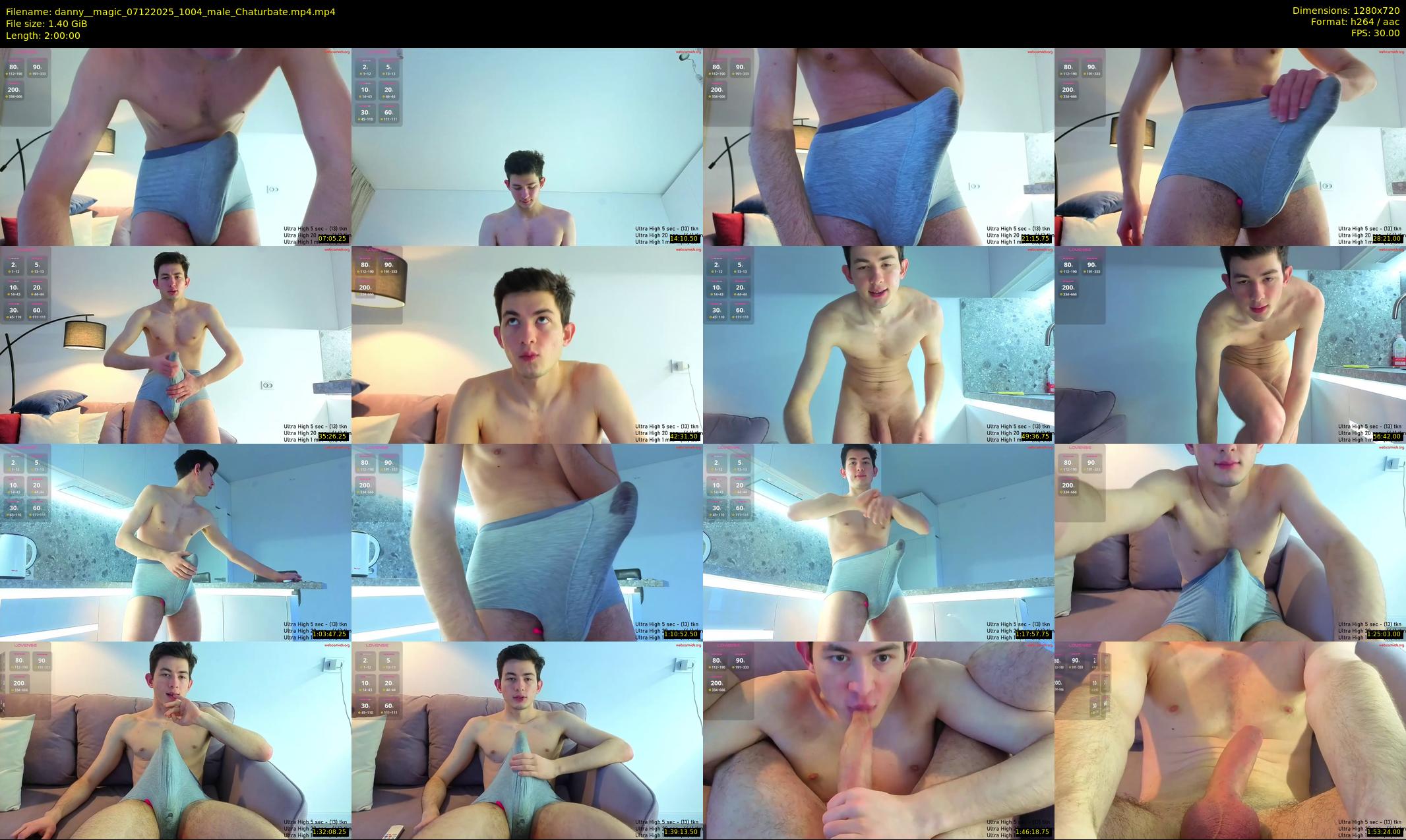 danny__magic — 120 minute Chaturbate male cam show recording, 720p, Dec 7, 2025