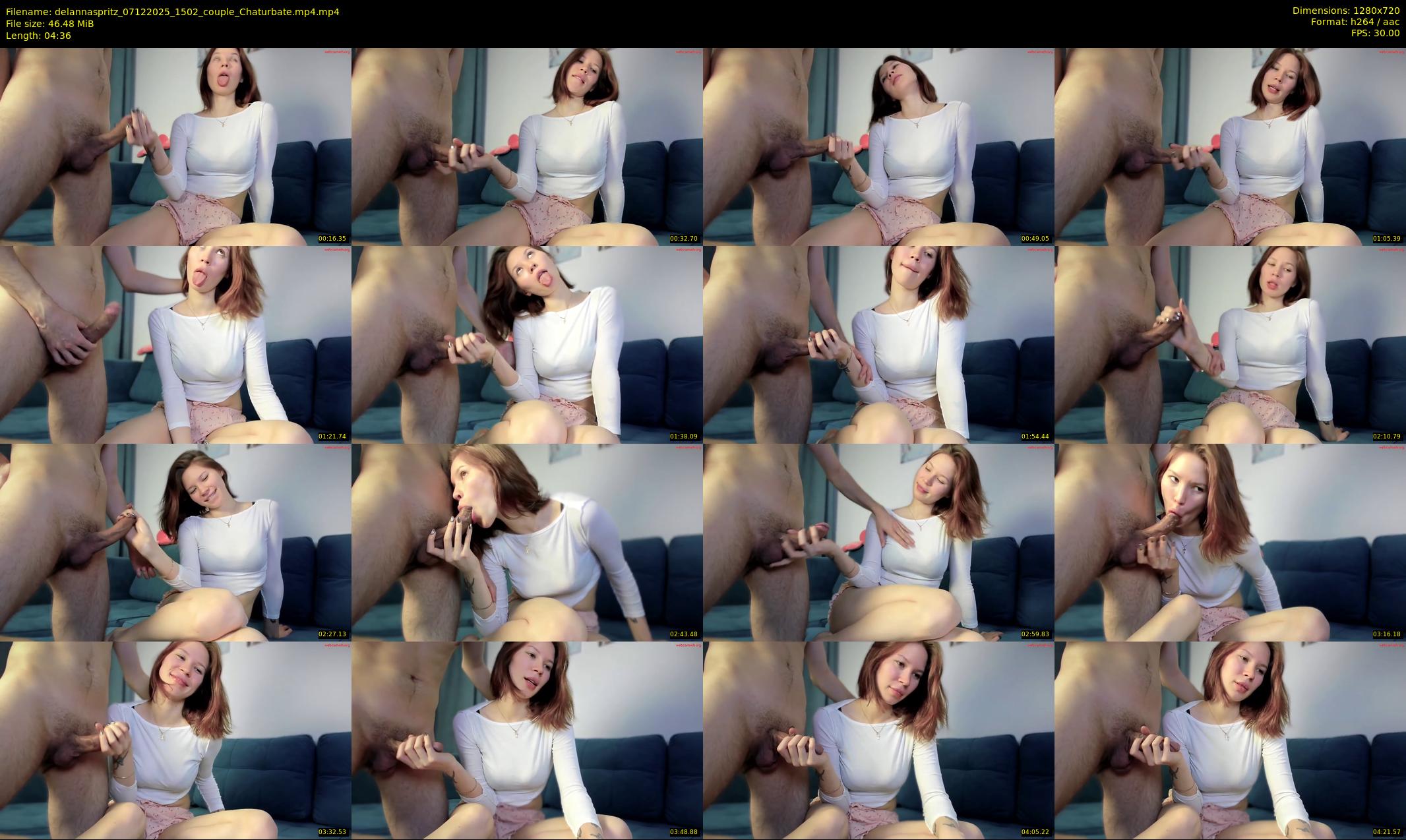 delannaspritz — 5 minute Chaturbate couple cam show recording, 720p, Dec 7, 2025