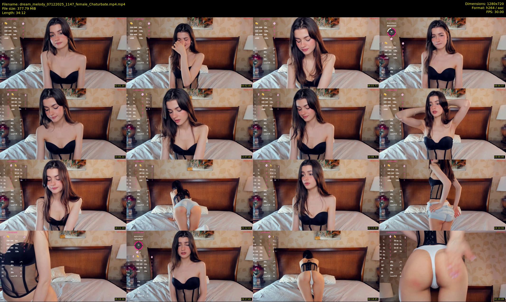 dream_melody — 35 minute Chaturbate female cam show recording, 720p, Dec 7, 2025