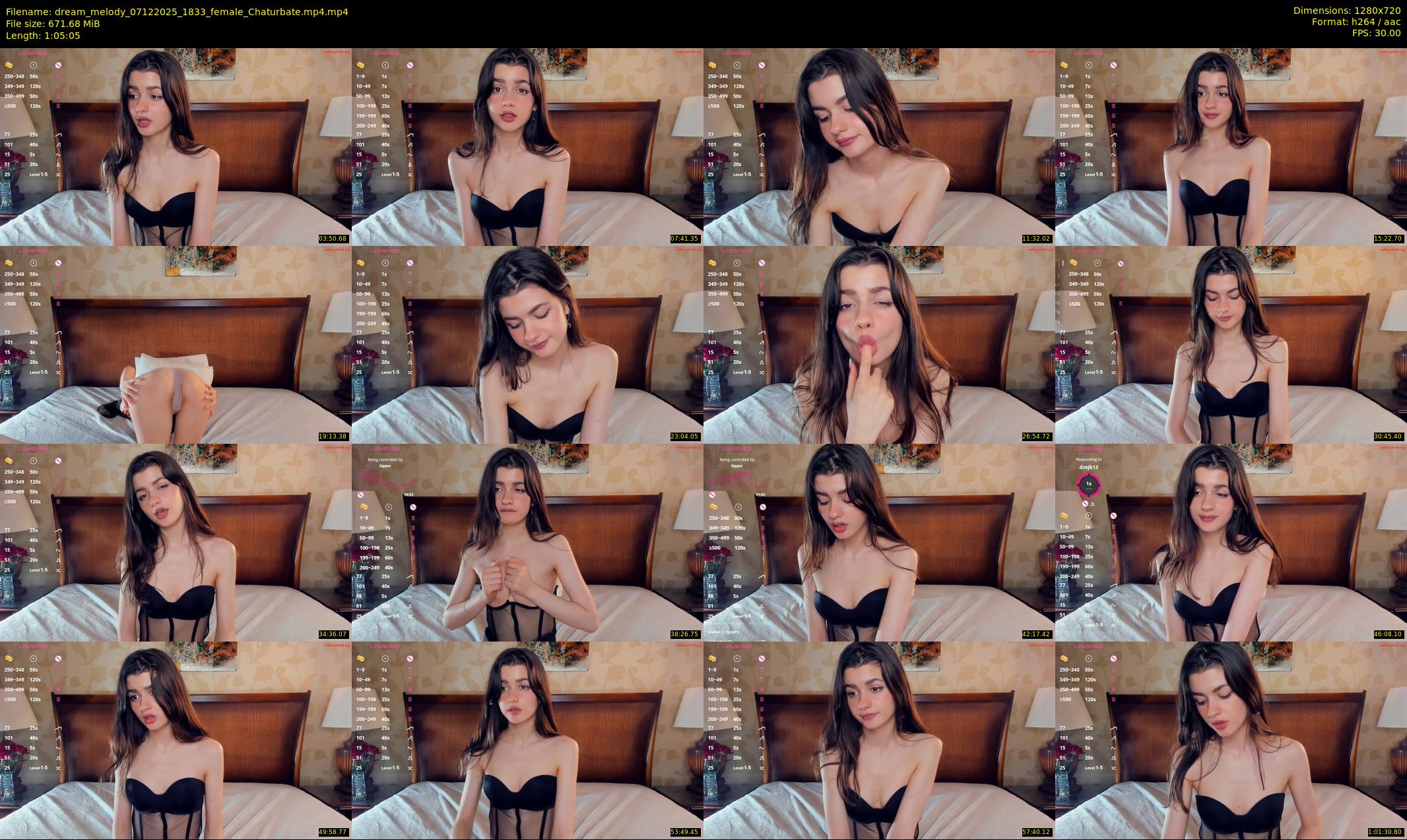 dream_melody — 66 minute Chaturbate female cam show recording, 720p, Dec 7, 2025