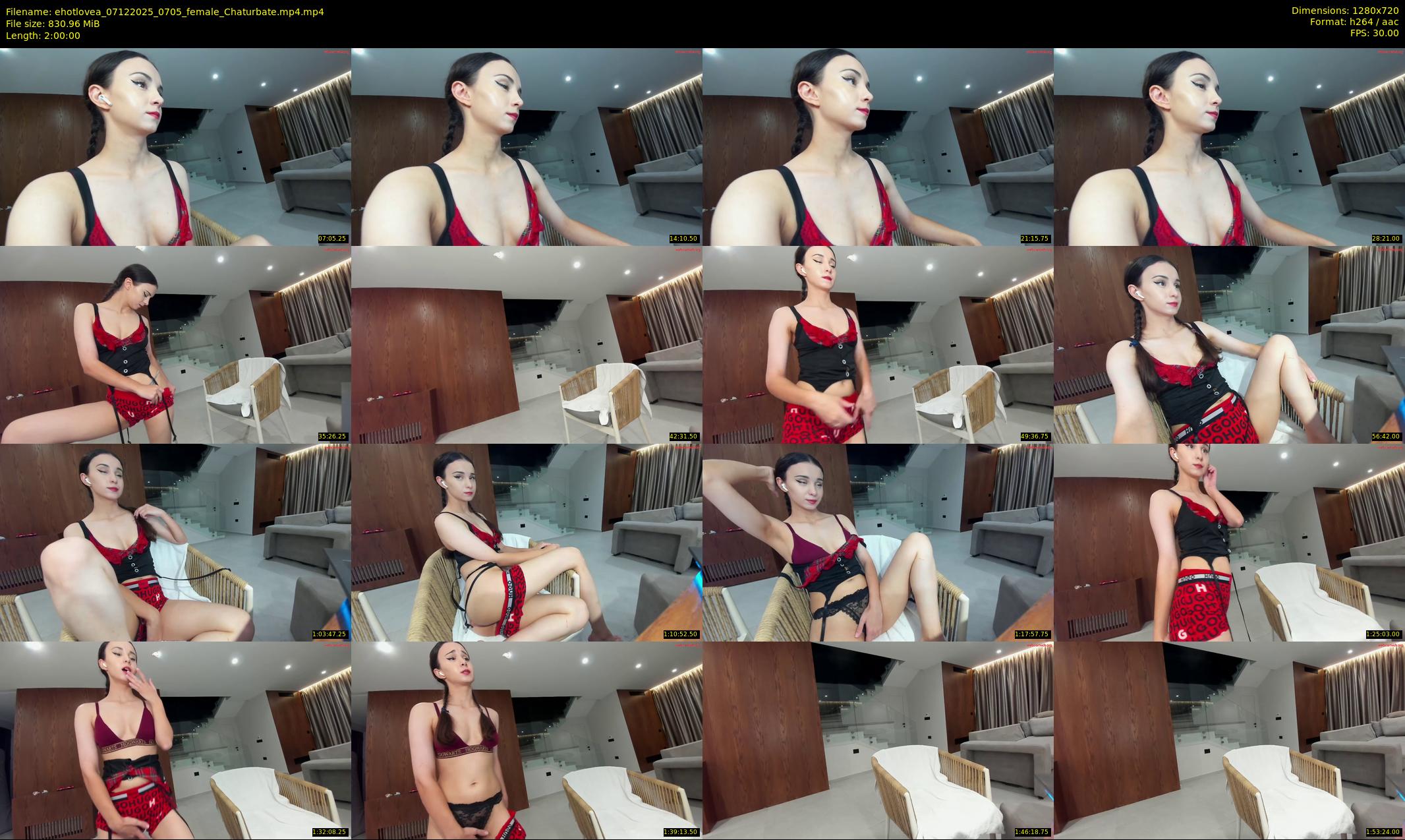 ehotlovea — 120 minute Chaturbate female cam show recording, 720p, Dec 7, 2025