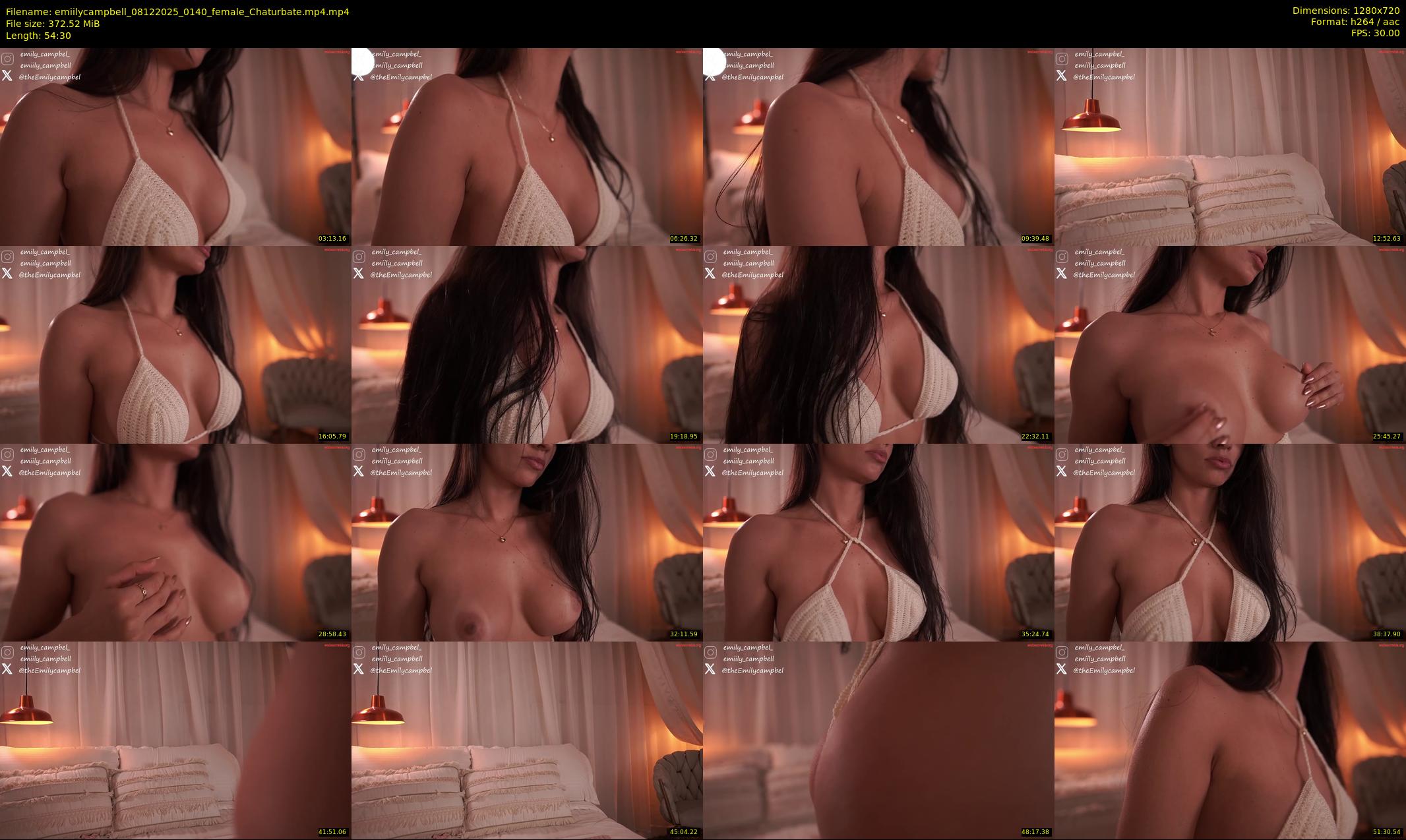 emiilycampbell — 55 minute Chaturbate female cam show recording, 720p, Dec 8, 2025