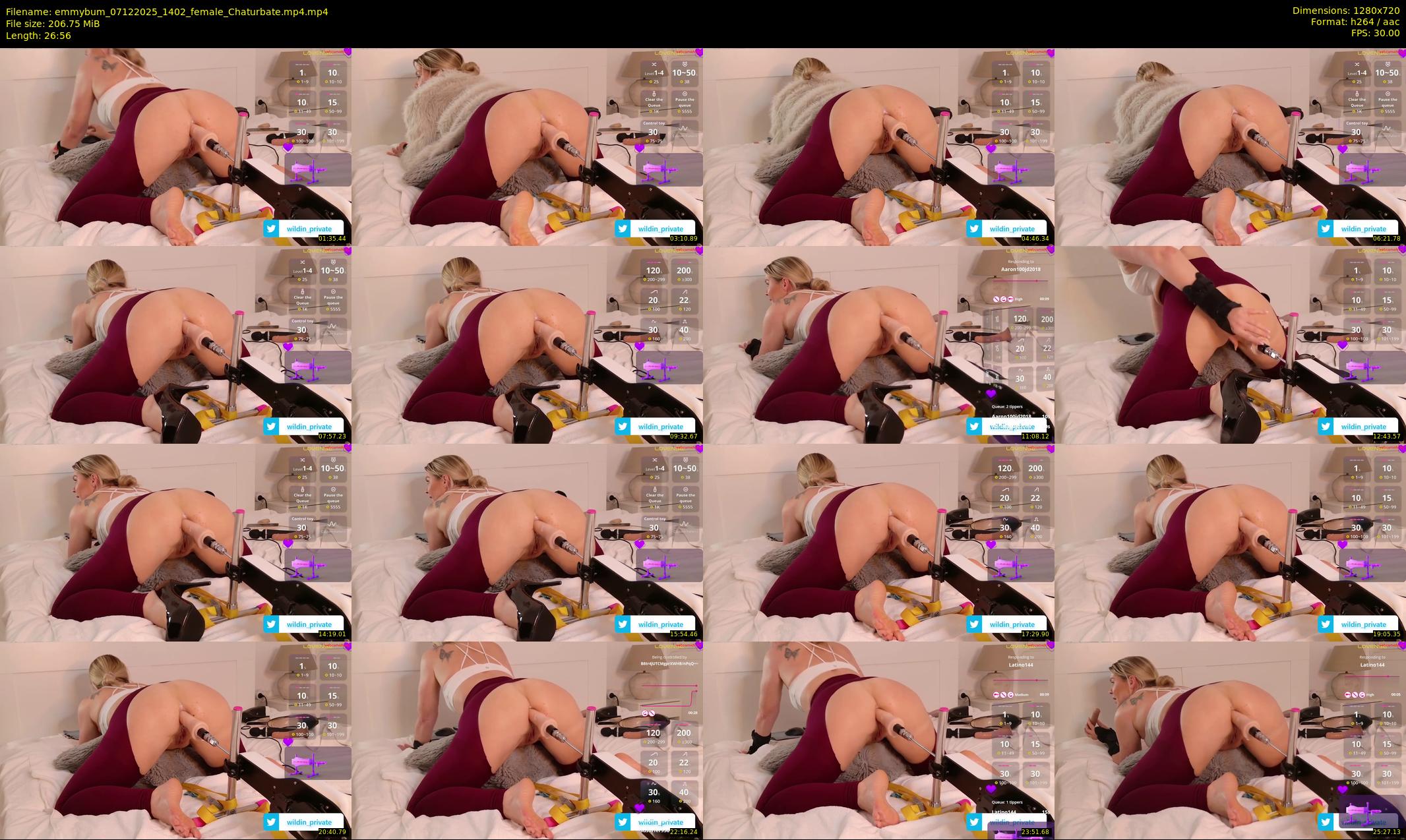 emmybum — 27 minute Chaturbate female cam show recording, 720p, Dec 7, 2025