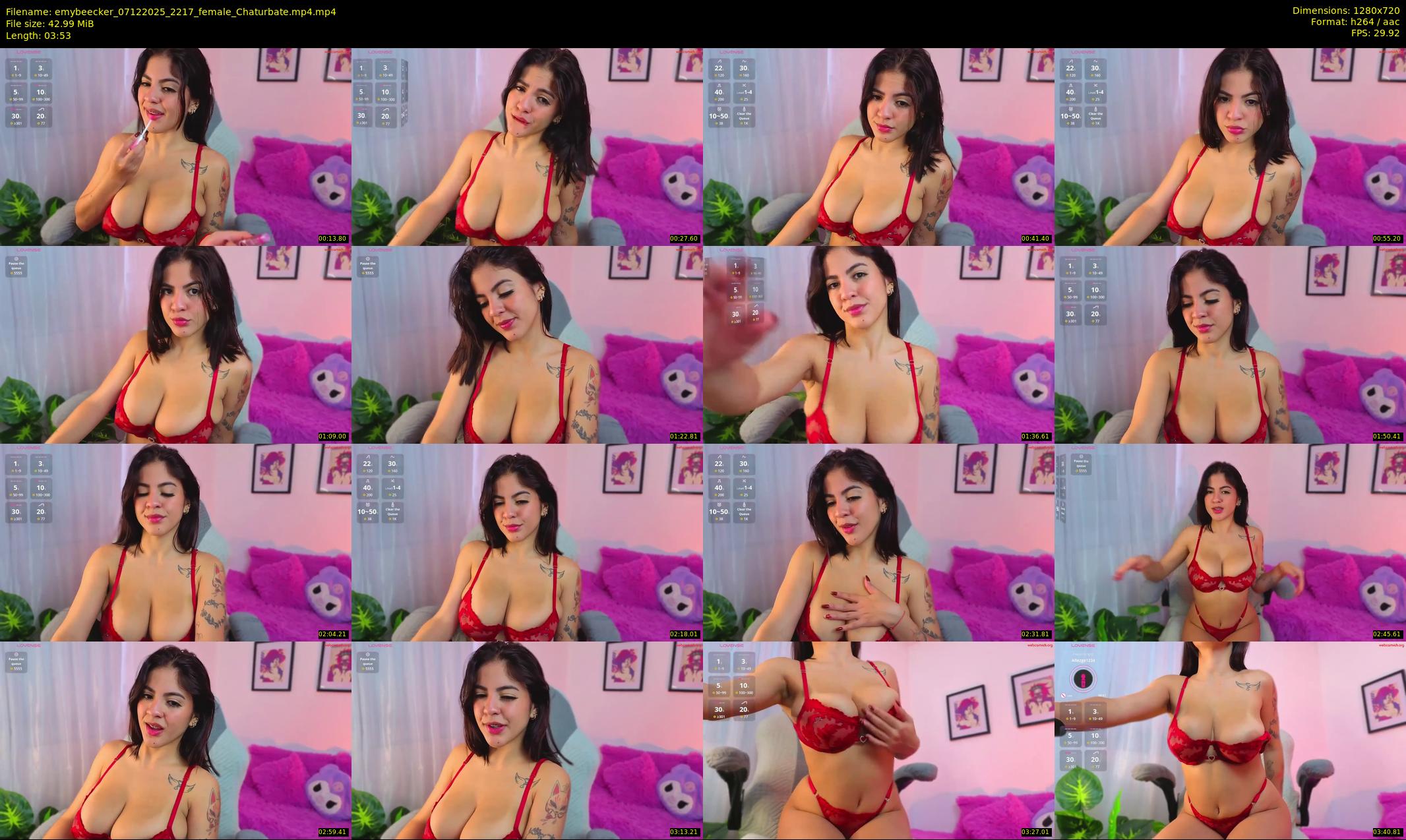 emybeecker — 4 minute Chaturbate female cam show recording, 720p, Dec 7, 2025