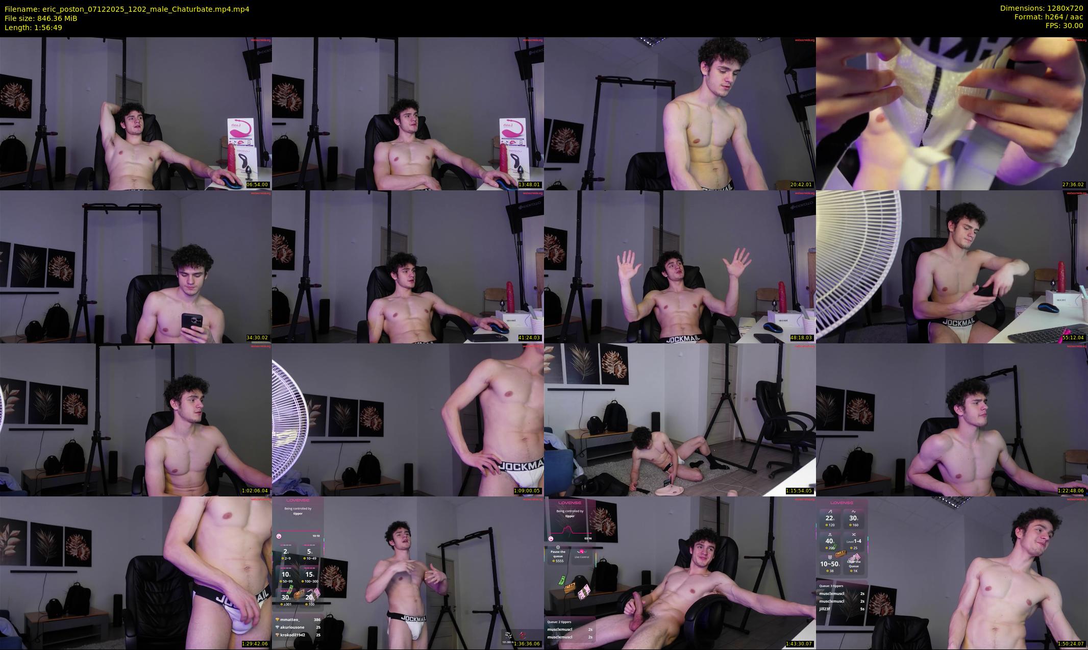 eric_poston — 117 minute Chaturbate male cam show recording, 720p, Dec 7, 2025