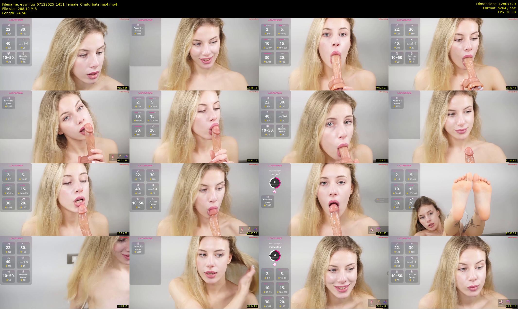 evymiuu — 25 minute Chaturbate female cam show recording, 720p, Dec 7, 2025