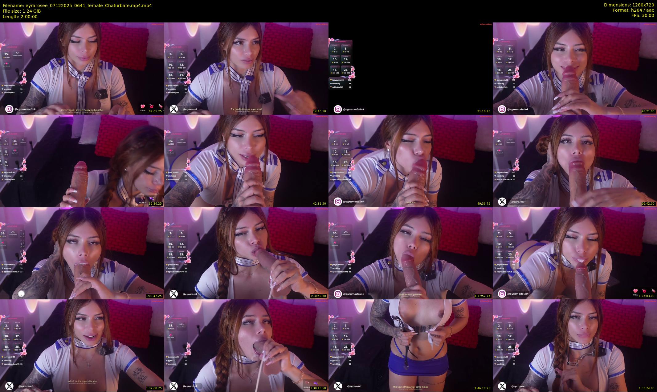 eyrarosee — 120 minute Chaturbate female cam show recording, 720p, Dec 7, 2025