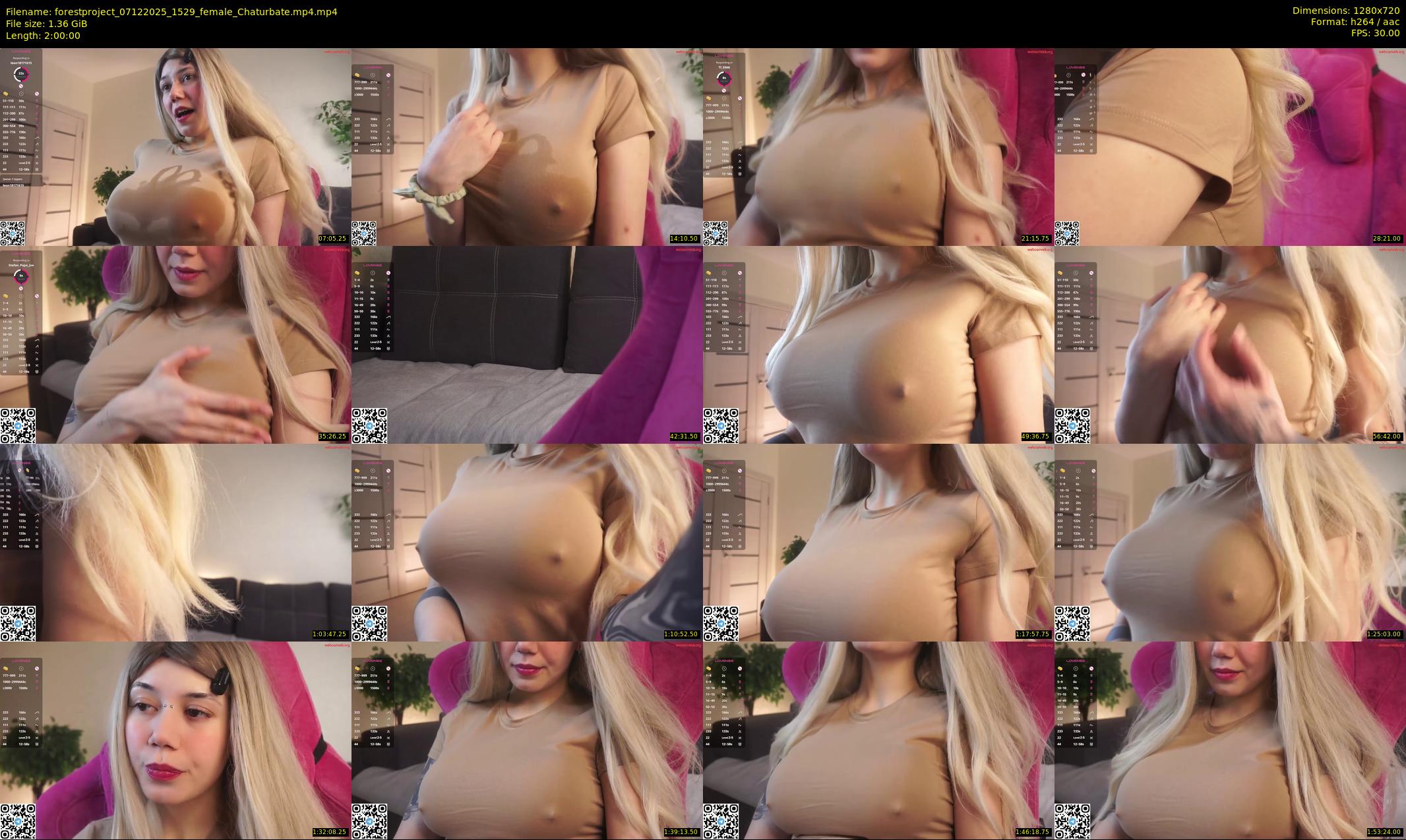 forestproject — 120 minute Chaturbate female cam show recording, 720p, Dec 7, 2025