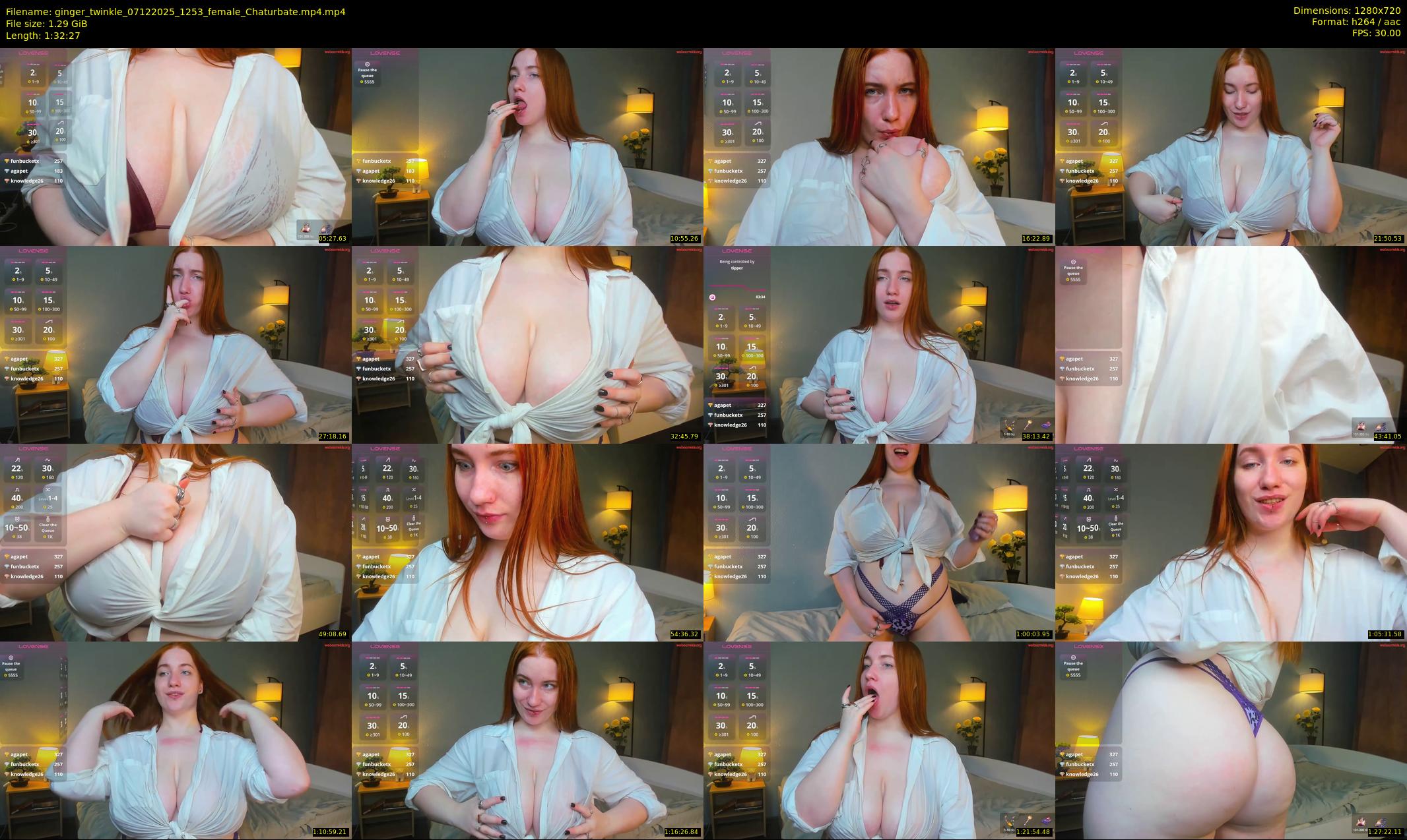 ginger_twinkle — 93 minute Chaturbate female cam show recording, 720p, Dec 7, 2025