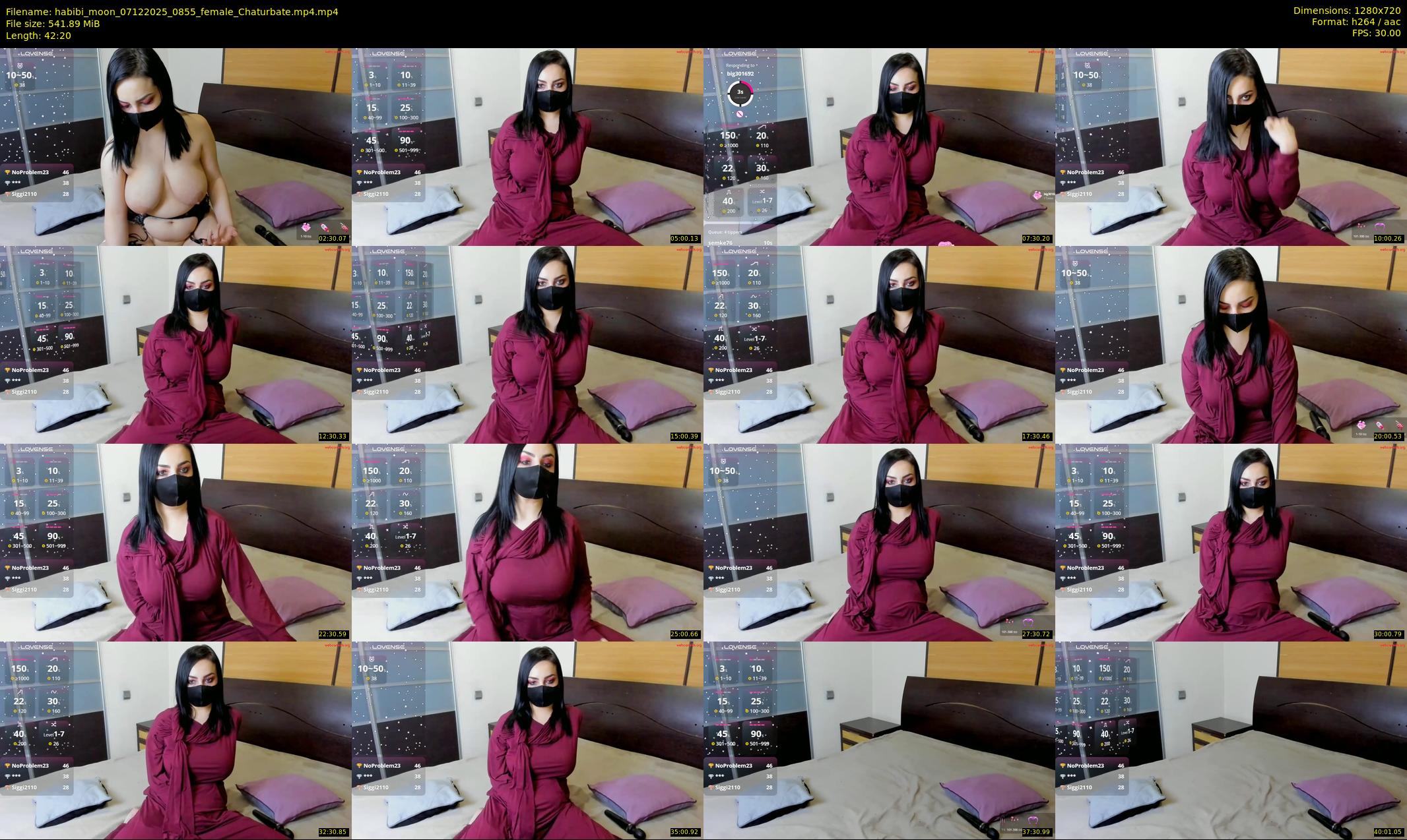 habibi_moon — 43 minute Chaturbate female cam show recording, 720p, Dec 7, 2025