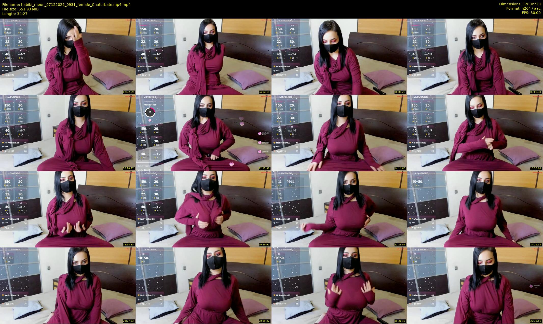 habibi_moon — 35 minute Chaturbate female cam show recording, 720p, Dec 7, 2025