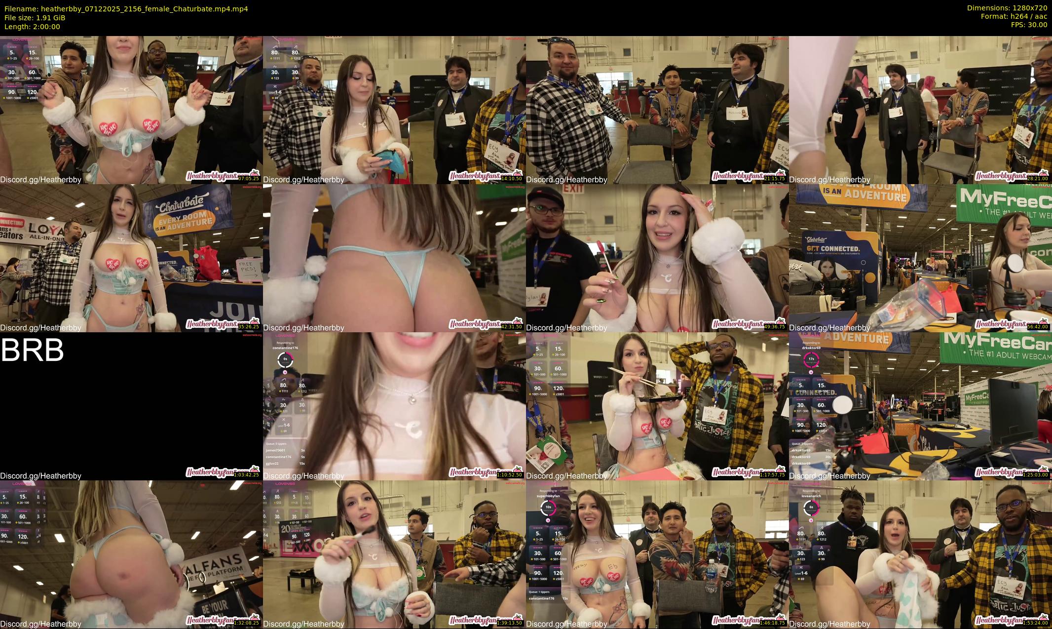 heatherbby — 120 minute Chaturbate female cam show recording, 720p, Dec 7, 2025