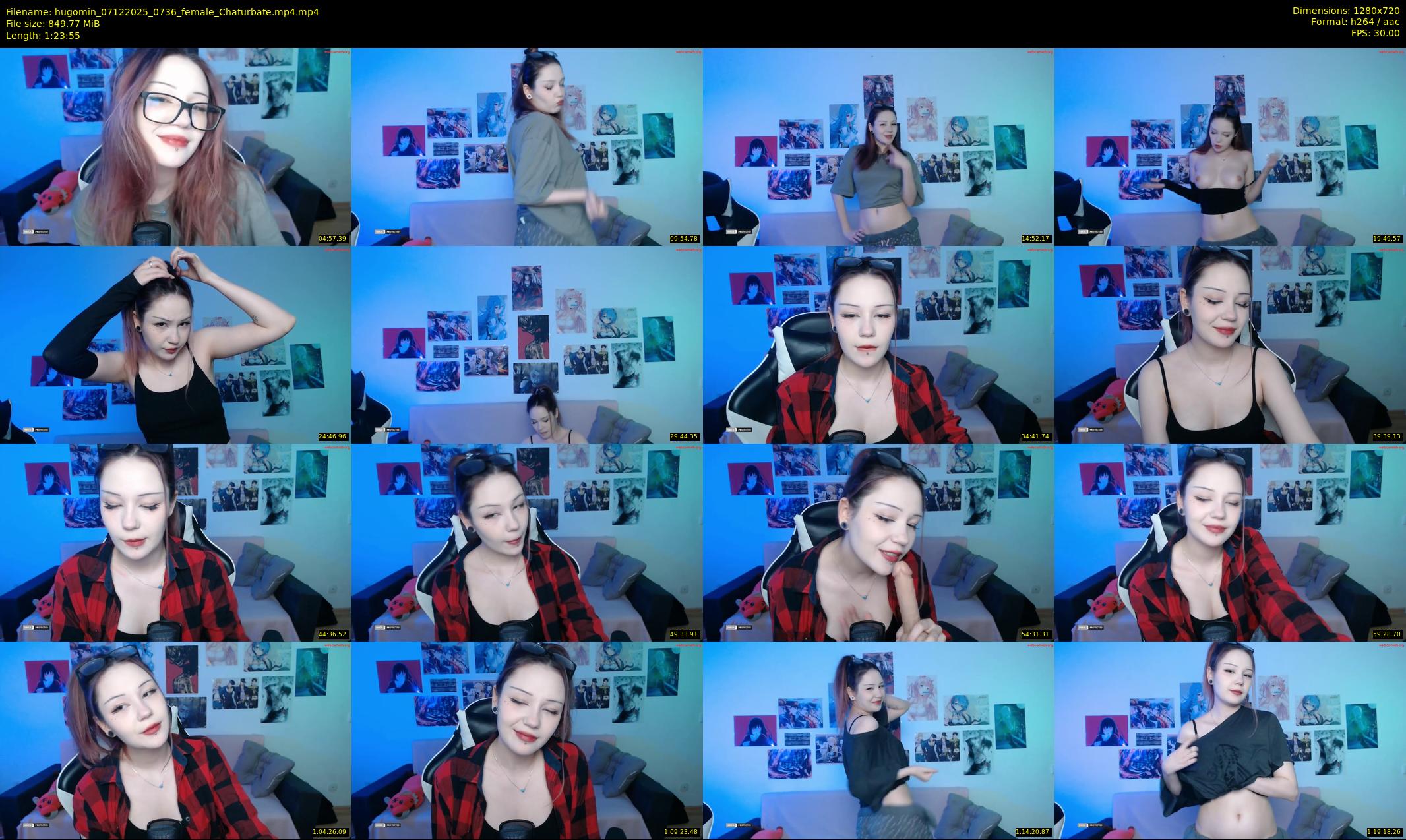 hugomin — 84 minute Chaturbate female cam show recording, 720p, Dec 7, 2025