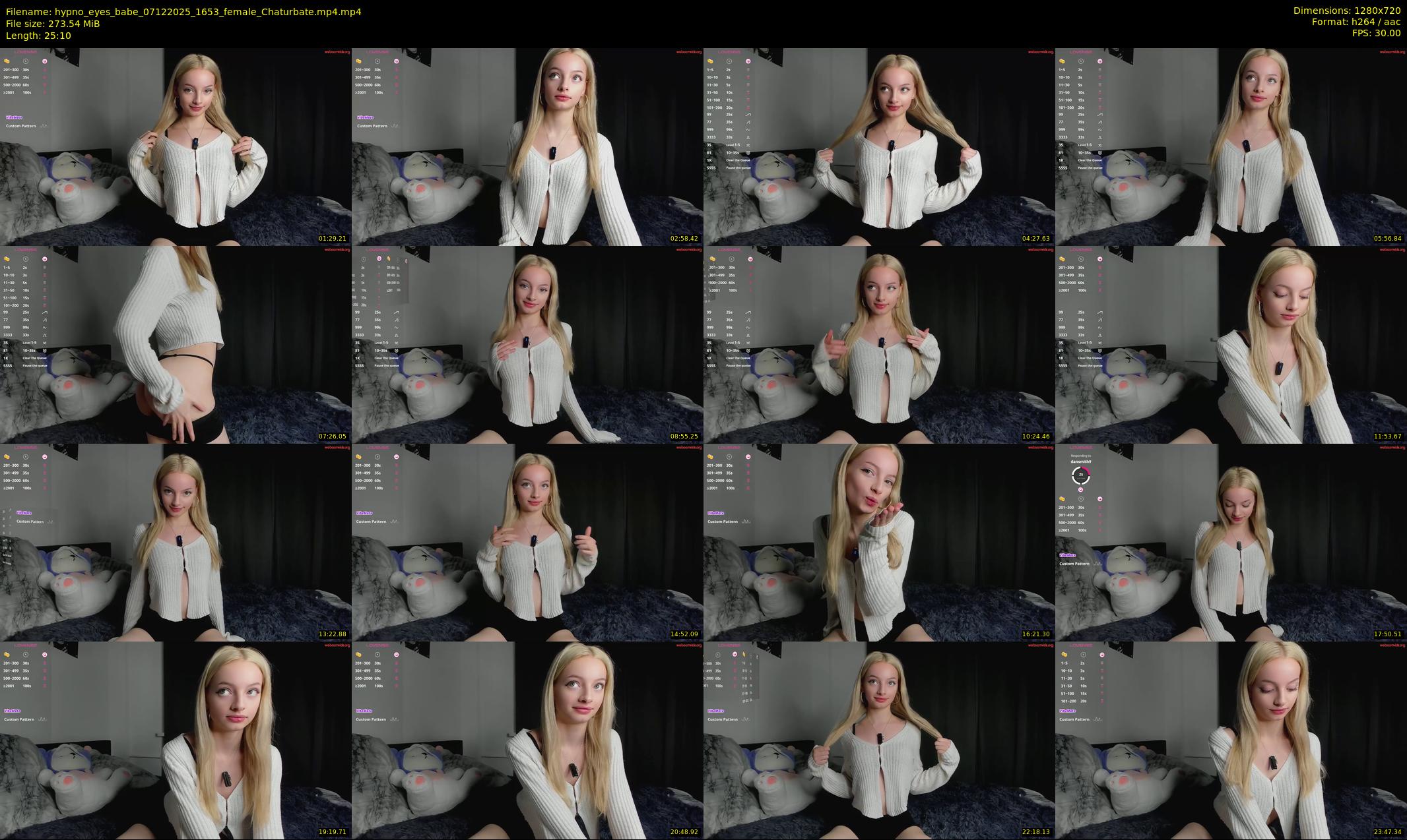 hypno_eyes_babe — 26 minute Chaturbate female cam show recording, 720p, Dec 7, 2025