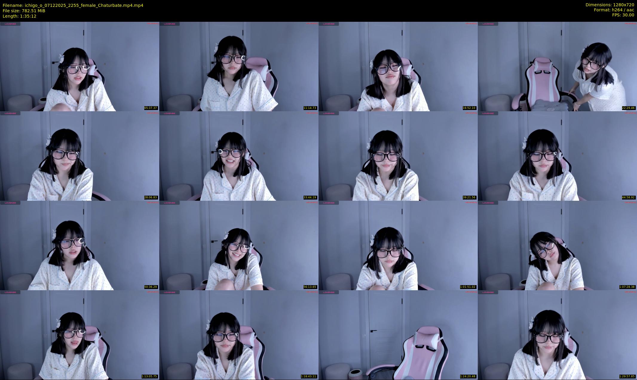 ichigo_o — 96 minute Chaturbate female cam show recording, 720p, Dec 7, 2025