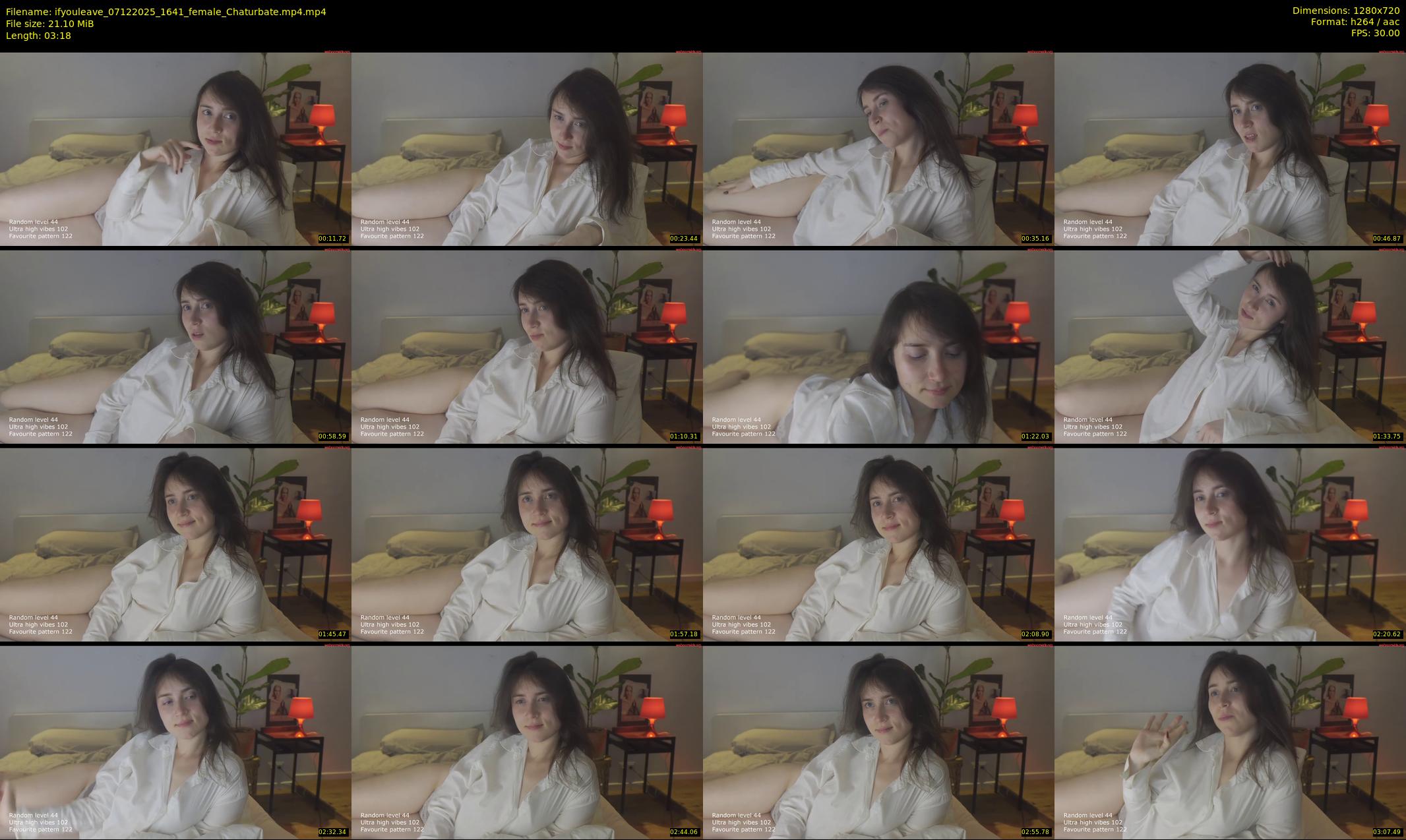 ifyouleave — 4 minute Chaturbate female cam show recording, 720p, Dec 7, 2025