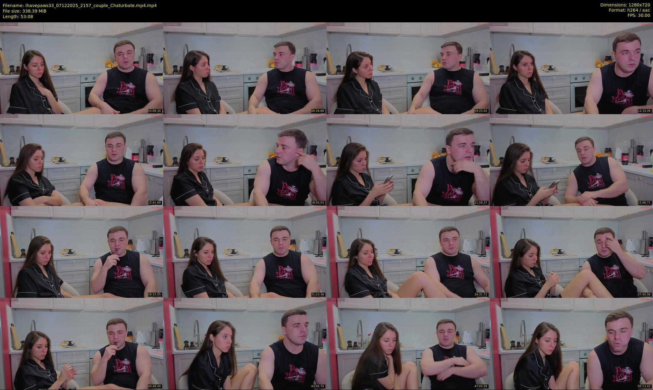 ihavepaws33 — 54 minute Chaturbate couple cam show recording, 720p, Dec 7, 2025