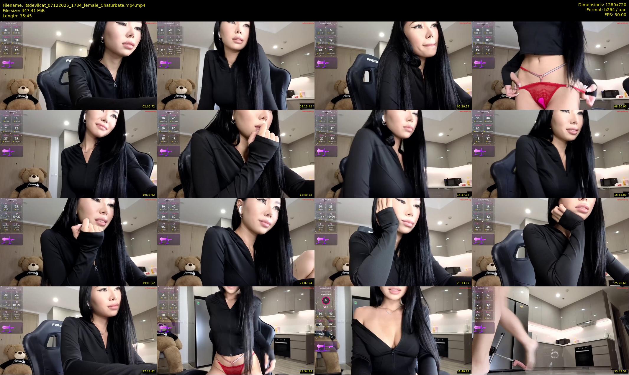 itsdevilcat — 36 minute Chaturbate female cam show recording, 720p, Dec 7, 2025