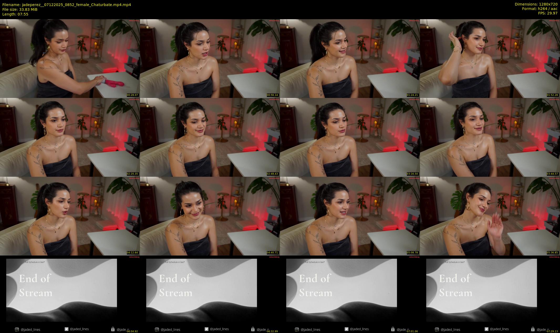 jadeperez_ — 8 minute Chaturbate female cam show recording, 720p, Dec 7, 2025