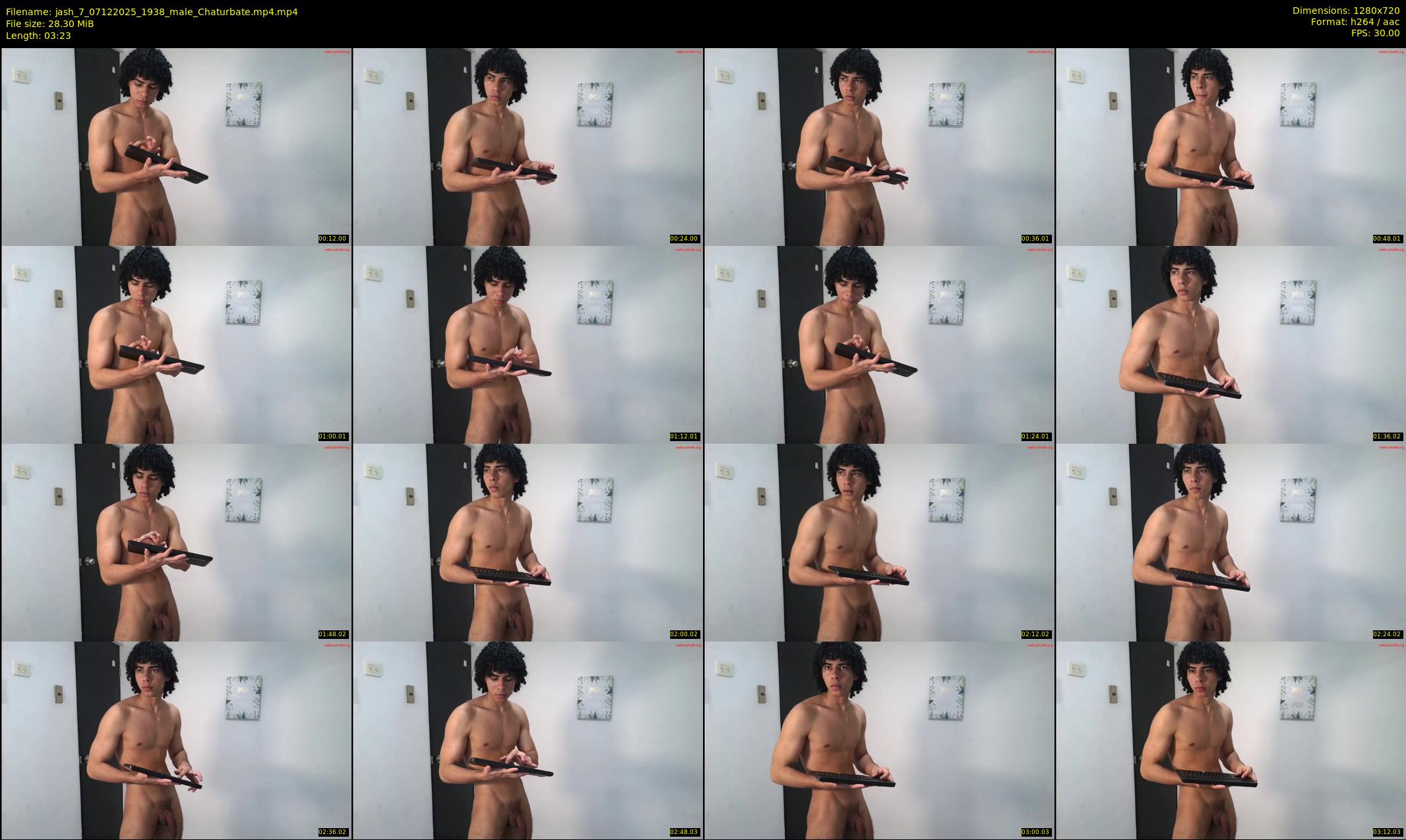 jash_7 — 4 minute Chaturbate male cam show recording, 720p, Dec 7, 2025