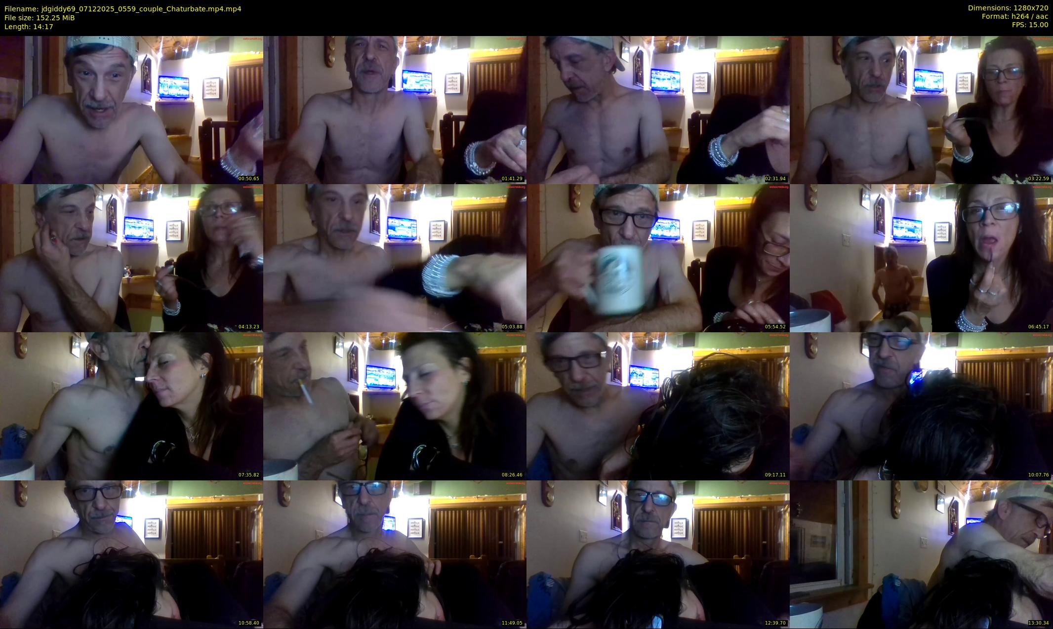 jdgiddy69 — 15 minute Chaturbate couple cam show recording, 720p, Dec 7, 2025