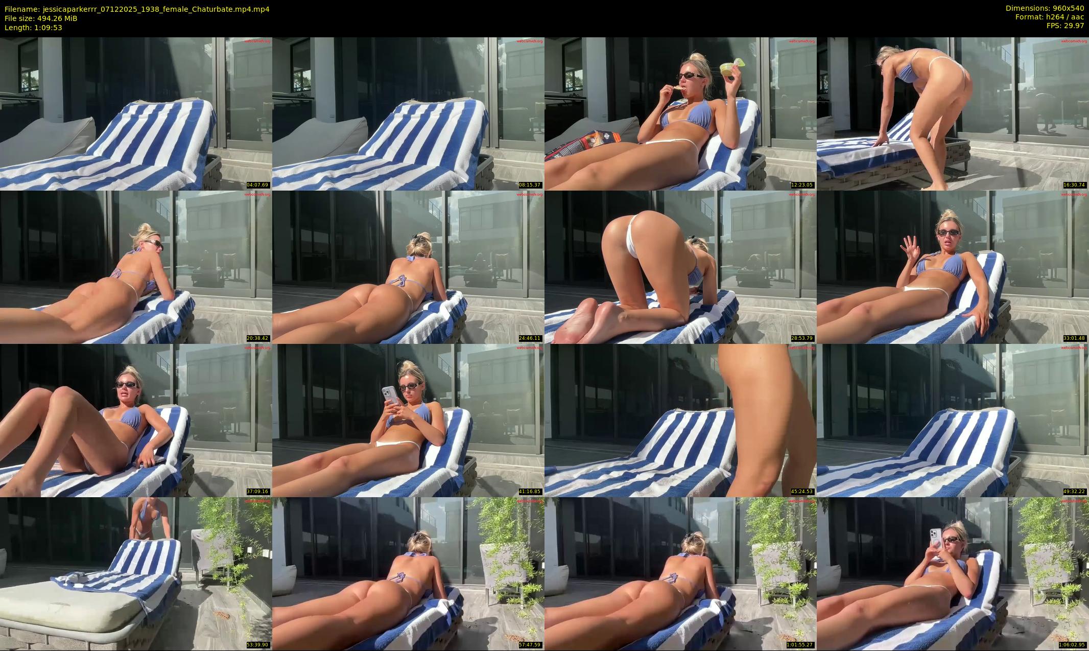 jessicaparkerrr — 70 minute Chaturbate female cam show recording, 480p, Dec 7, 2025
