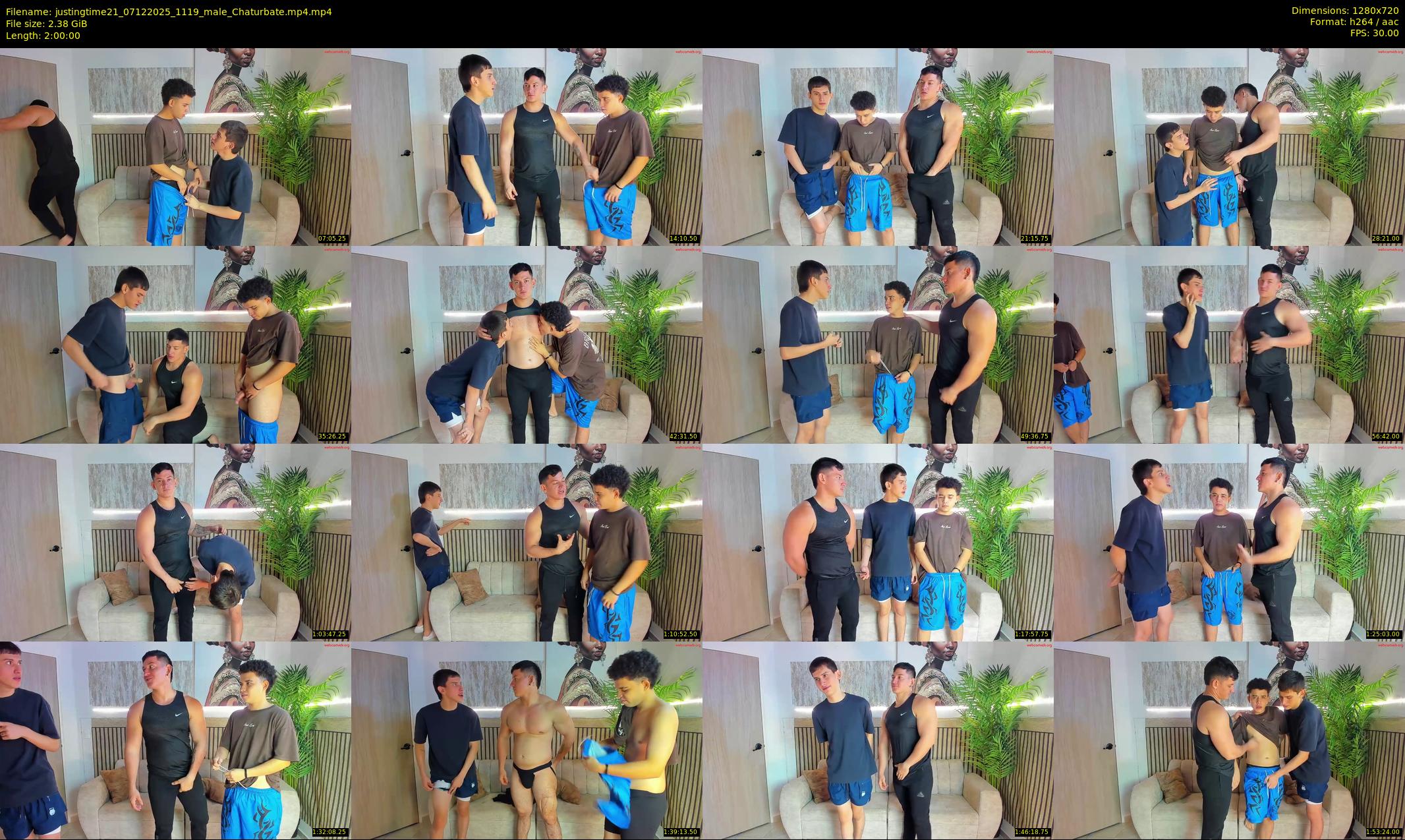 justingtime21 — 120 minute Chaturbate male cam show recording, 720p, Dec 7, 2025