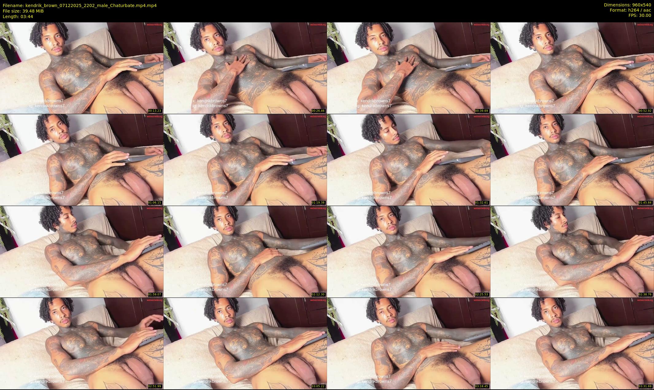 kendrik_brown — 4 minute Chaturbate male cam show recording, 480p, Dec 7, 2025