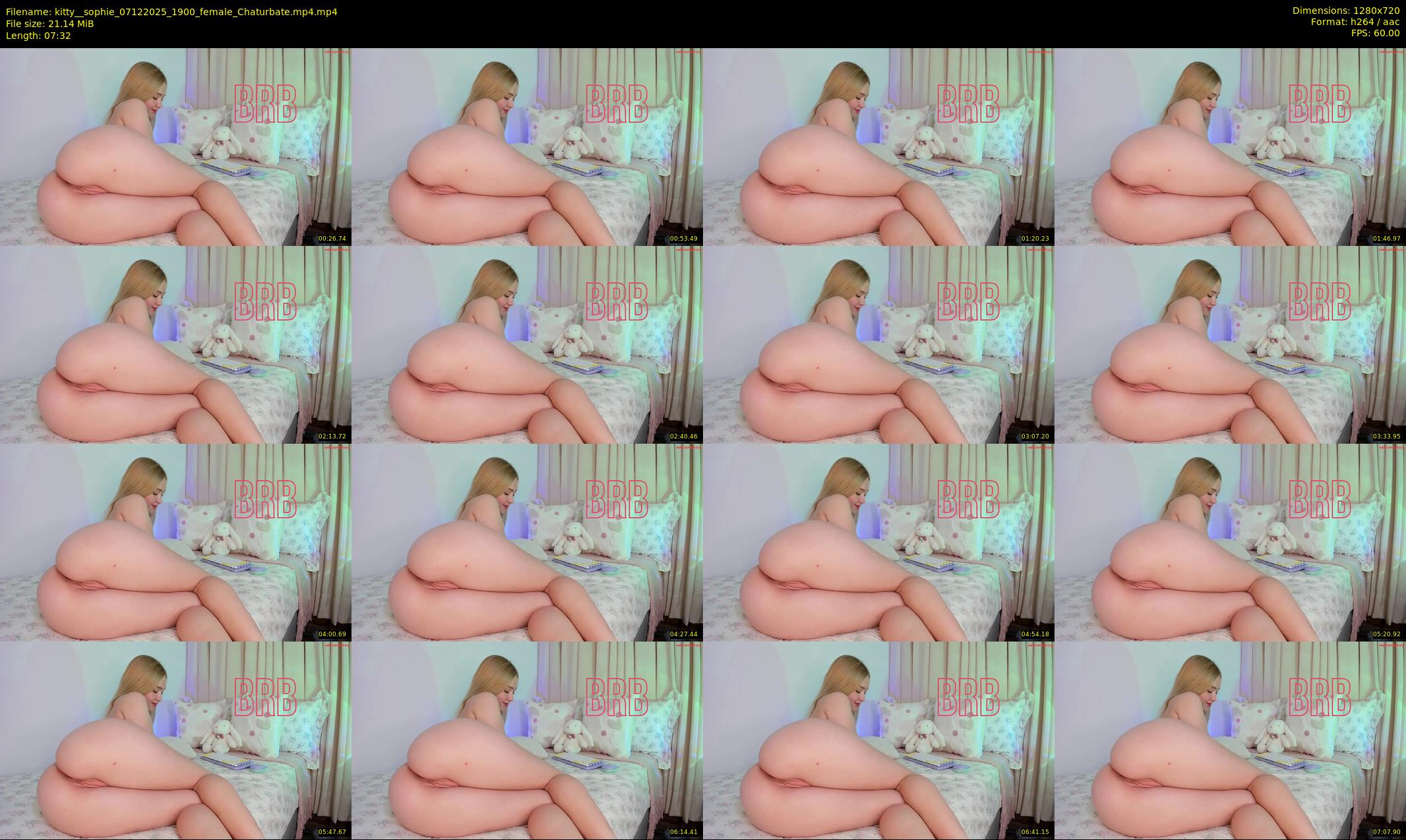 kitty__sophie — 8 minute Chaturbate female cam show recording, 720p, Dec 7, 2025