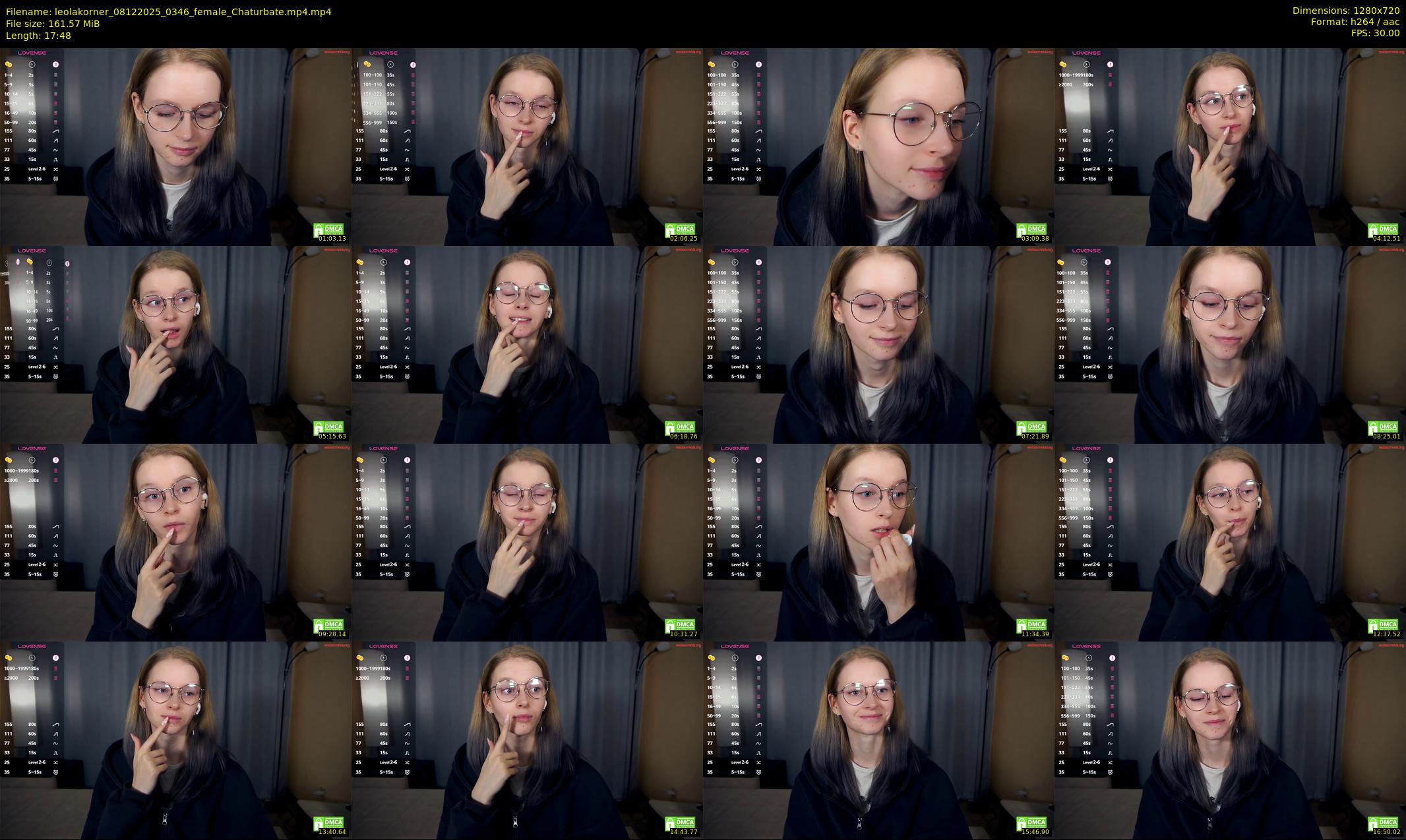 leolakorner — 18 minute Chaturbate female cam show recording, 720p, Dec 8, 2025