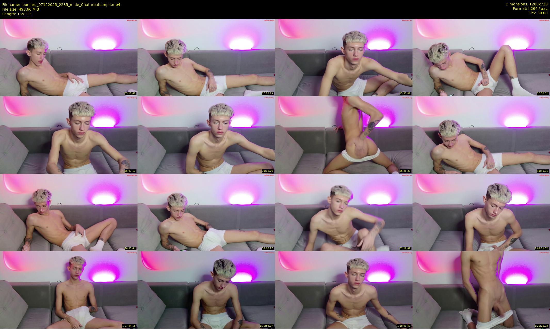 leonlure — 89 minute Chaturbate male cam show recording, 720p, Dec 7, 2025
