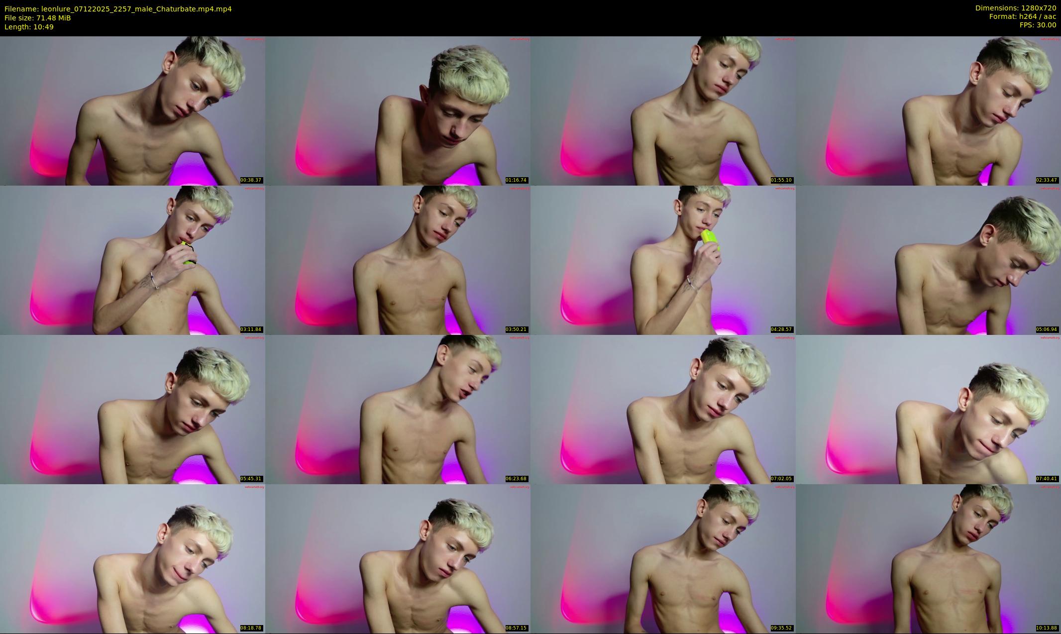 leonlure — 11 minute Chaturbate male cam show recording, 720p, Dec 7, 2025