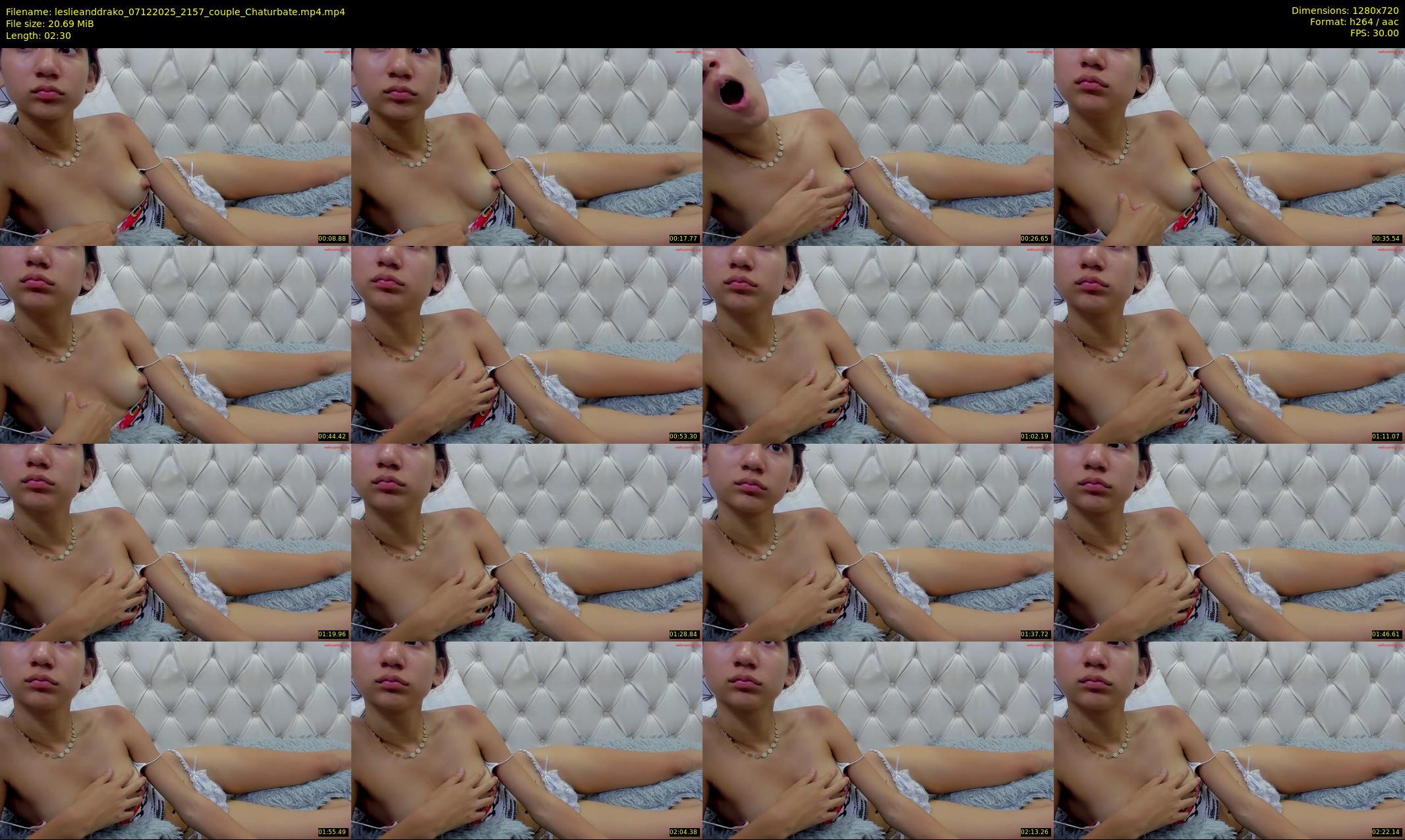 leslieanddrako — 3 minute Chaturbate couple cam show recording, 720p, Dec 7, 2025