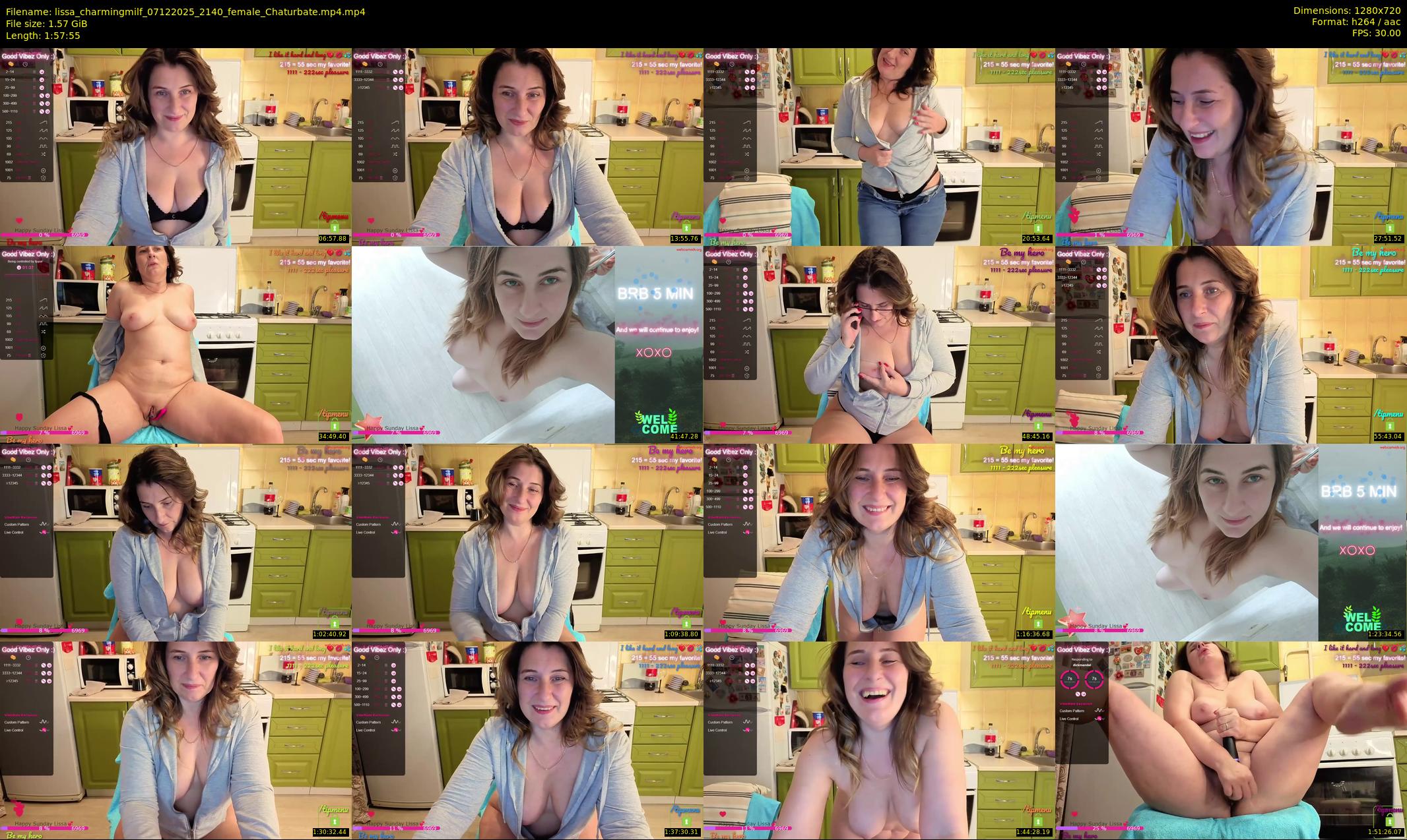 lissa_charmingmilf — 118 minute Chaturbate female cam show recording, 720p, Dec 7, 2025