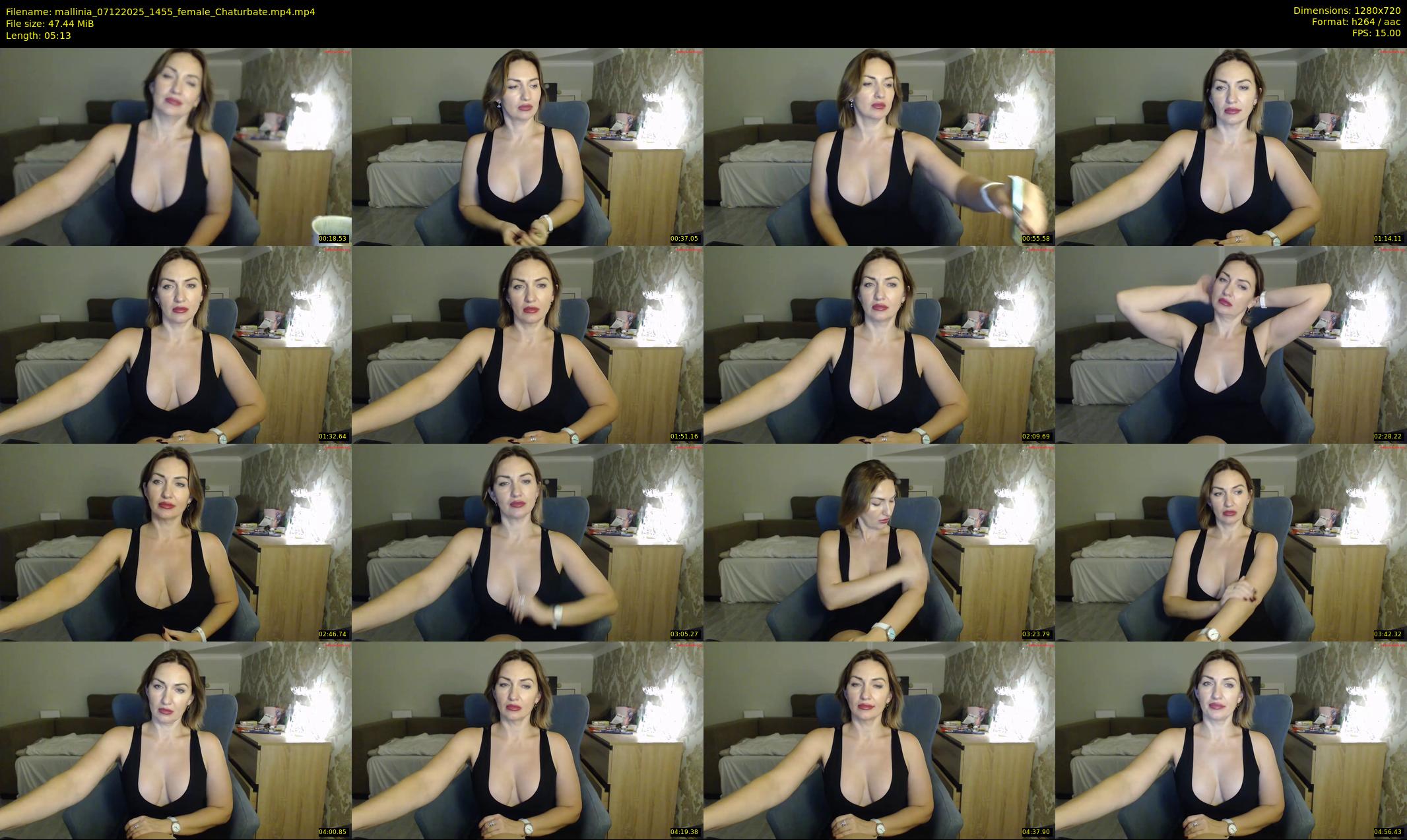 mallinia — 6 minute Chaturbate female cam show recording, 720p, Dec 7, 2025