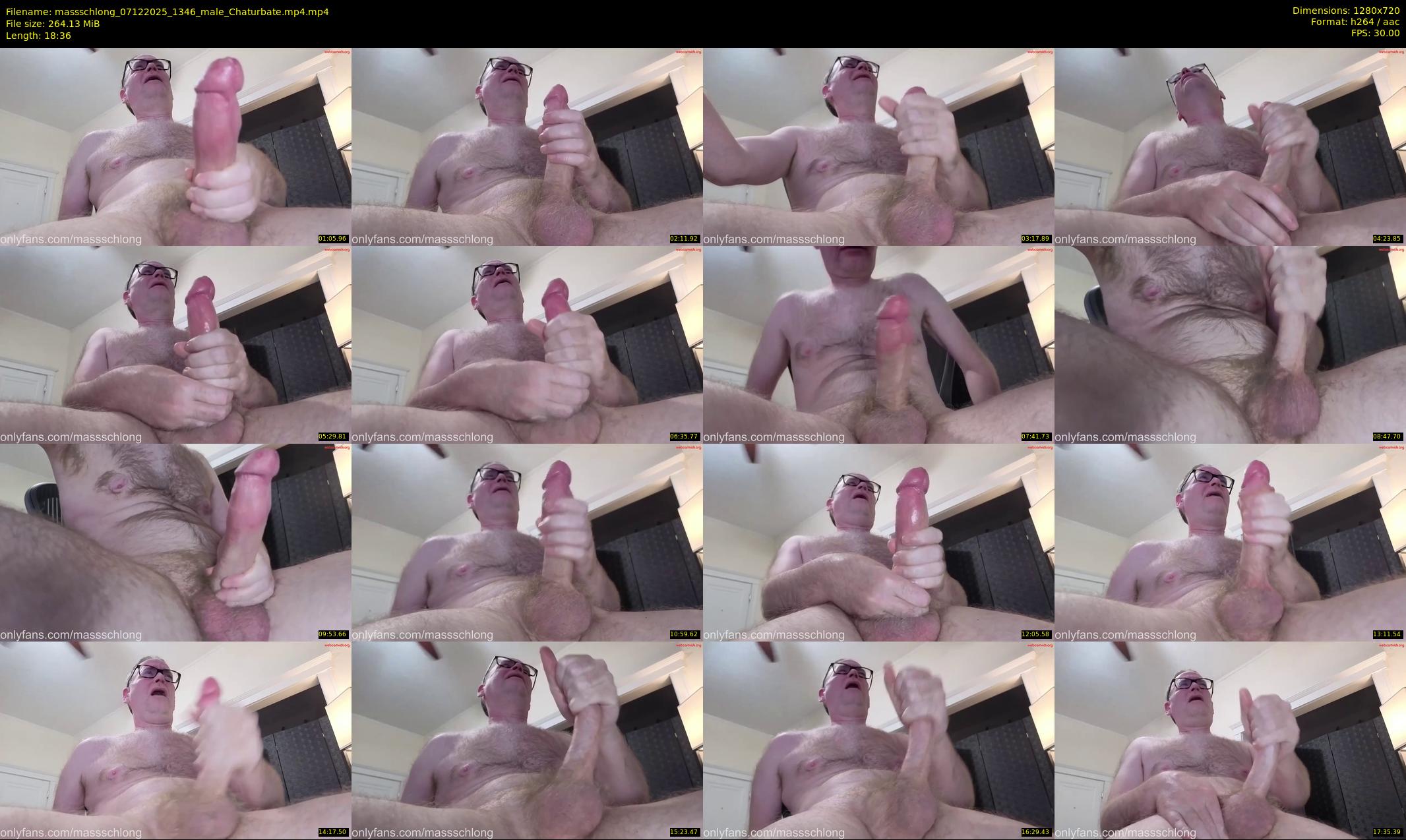 massschlong — 19 minute Chaturbate male cam show recording, 720p, Dec 7, 2025