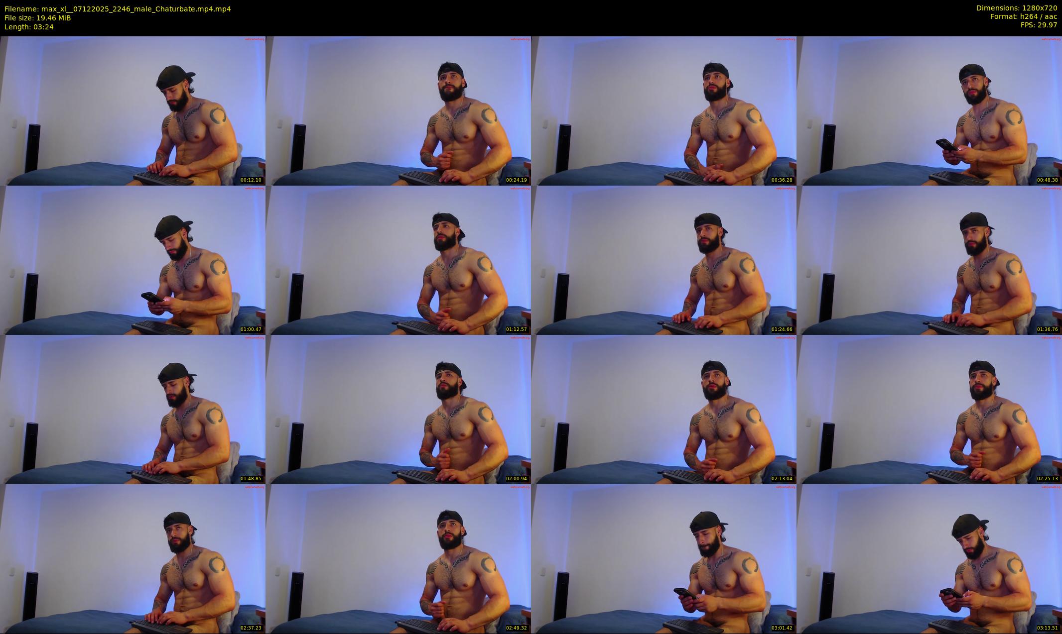 max_xl_ — 4 minute Chaturbate male cam show recording, 720p, Dec 7, 2025