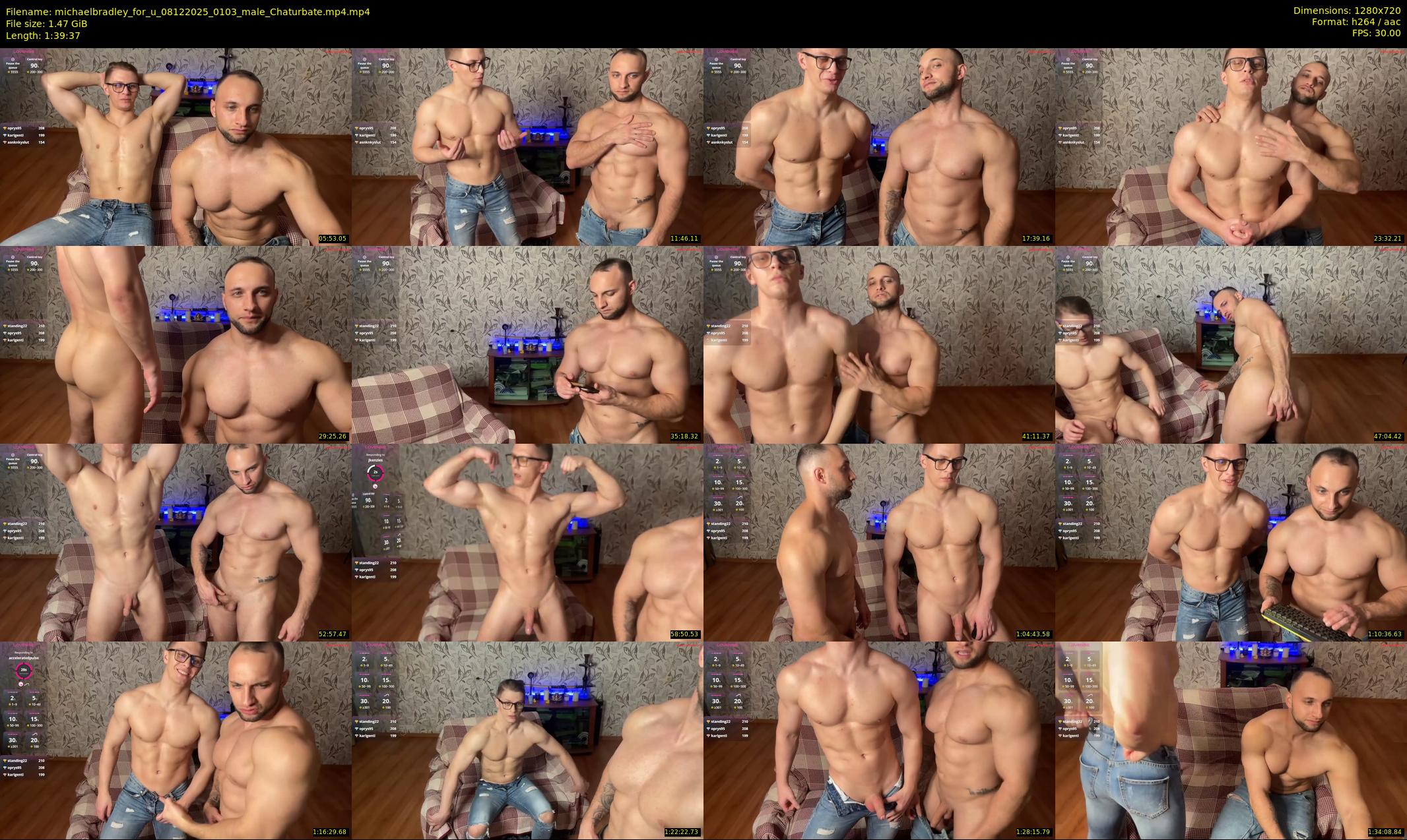 michaelbradley_for_u — 100 minute Chaturbate male cam show recording, 720p, Dec 8, 2025