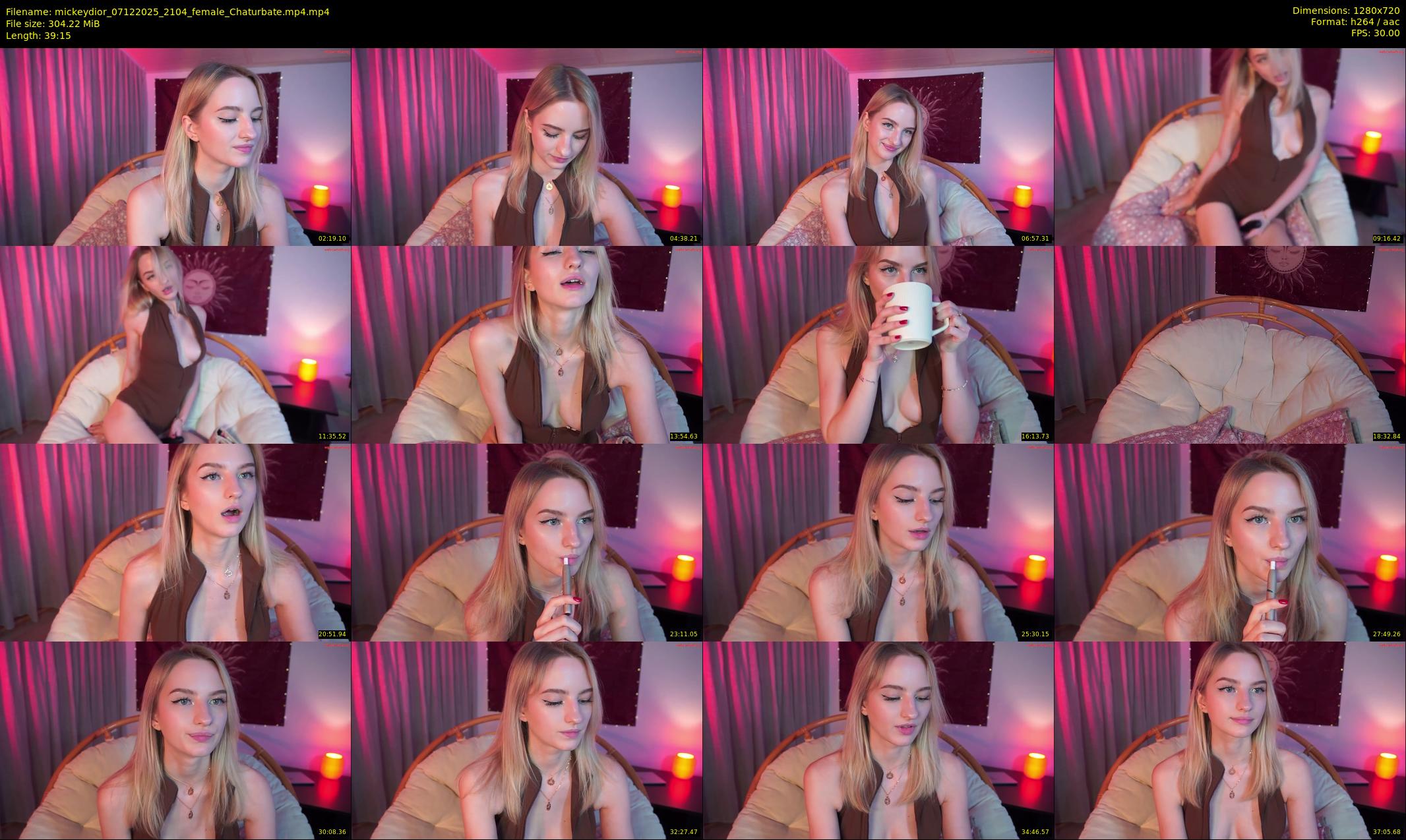 mickeydior — 40 minute Chaturbate female cam show recording, 720p, Dec 7, 2025