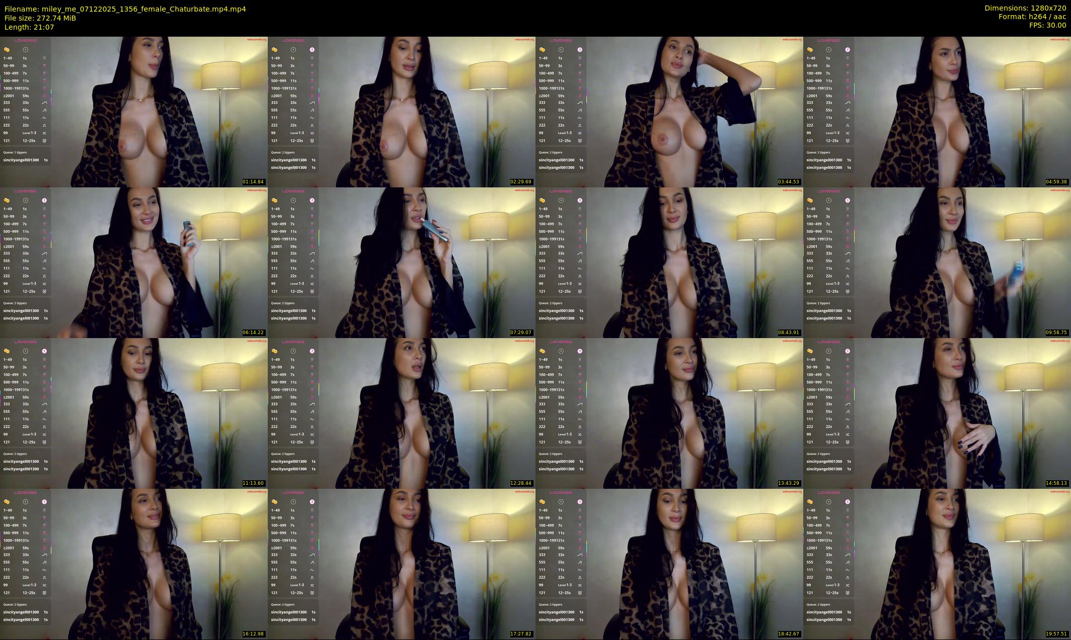 miley_me — 22 minute Chaturbate female cam show recording, 720p, Dec 7, 2025