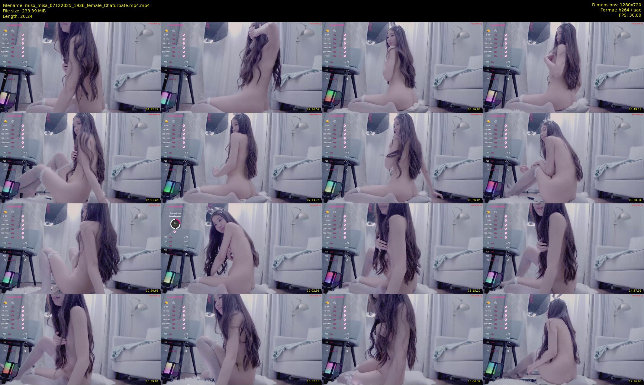 miso_misa — 21 minute Chaturbate female cam show recording, 720p, Dec 7, 2025