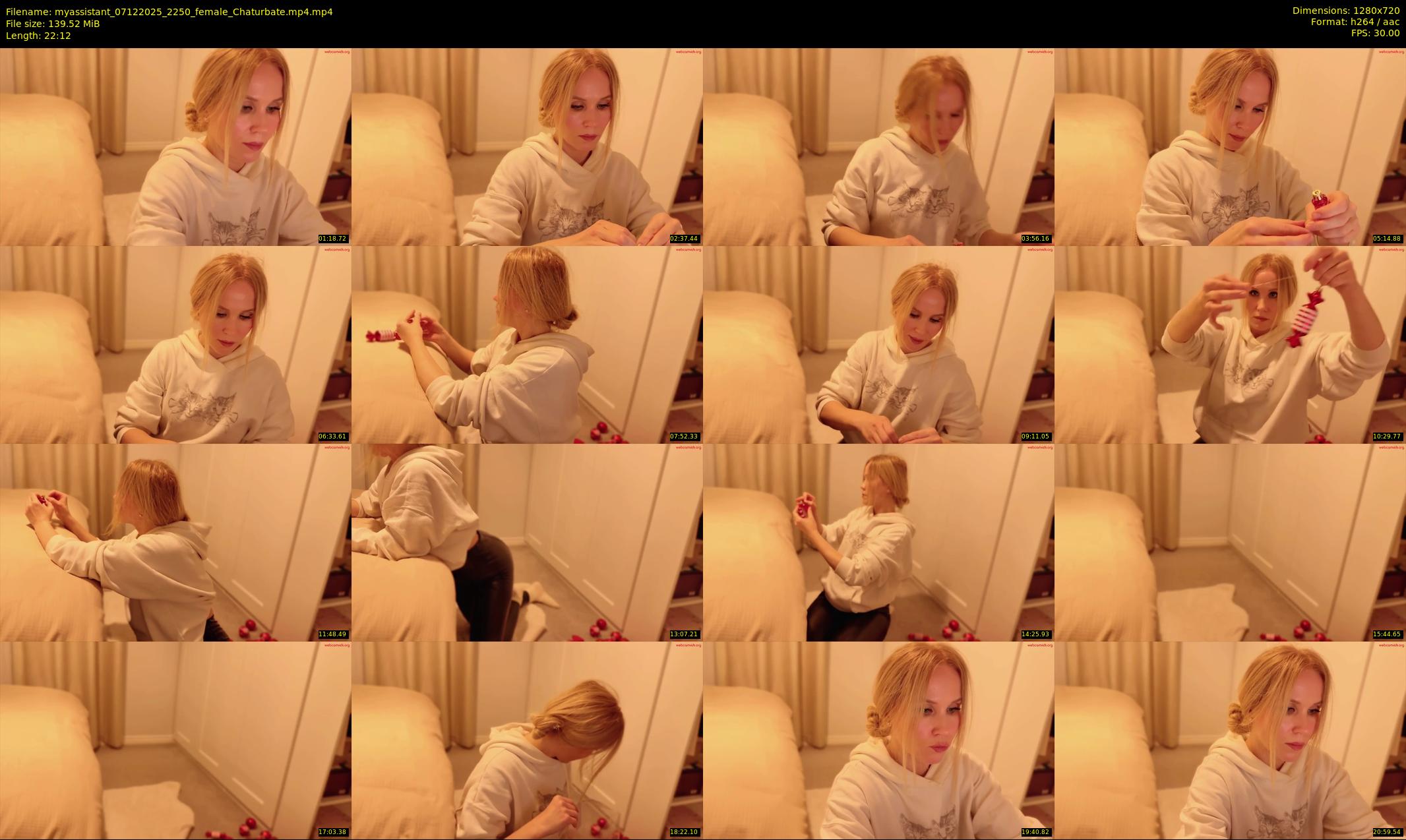 myassistant — 23 minute Chaturbate female cam show recording, 720p, Dec 7, 2025