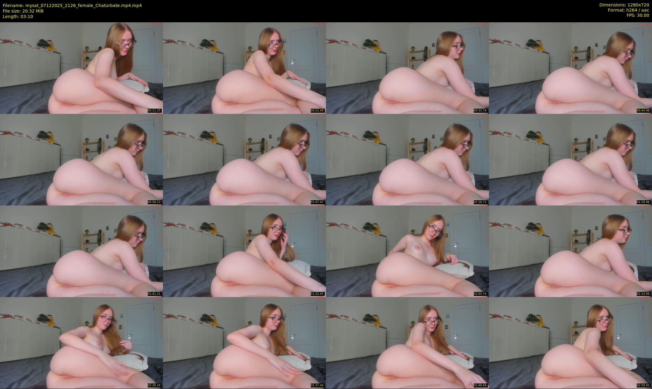 mysat — 4 minute Chaturbate female cam show recording, 720p, Dec 7, 2025