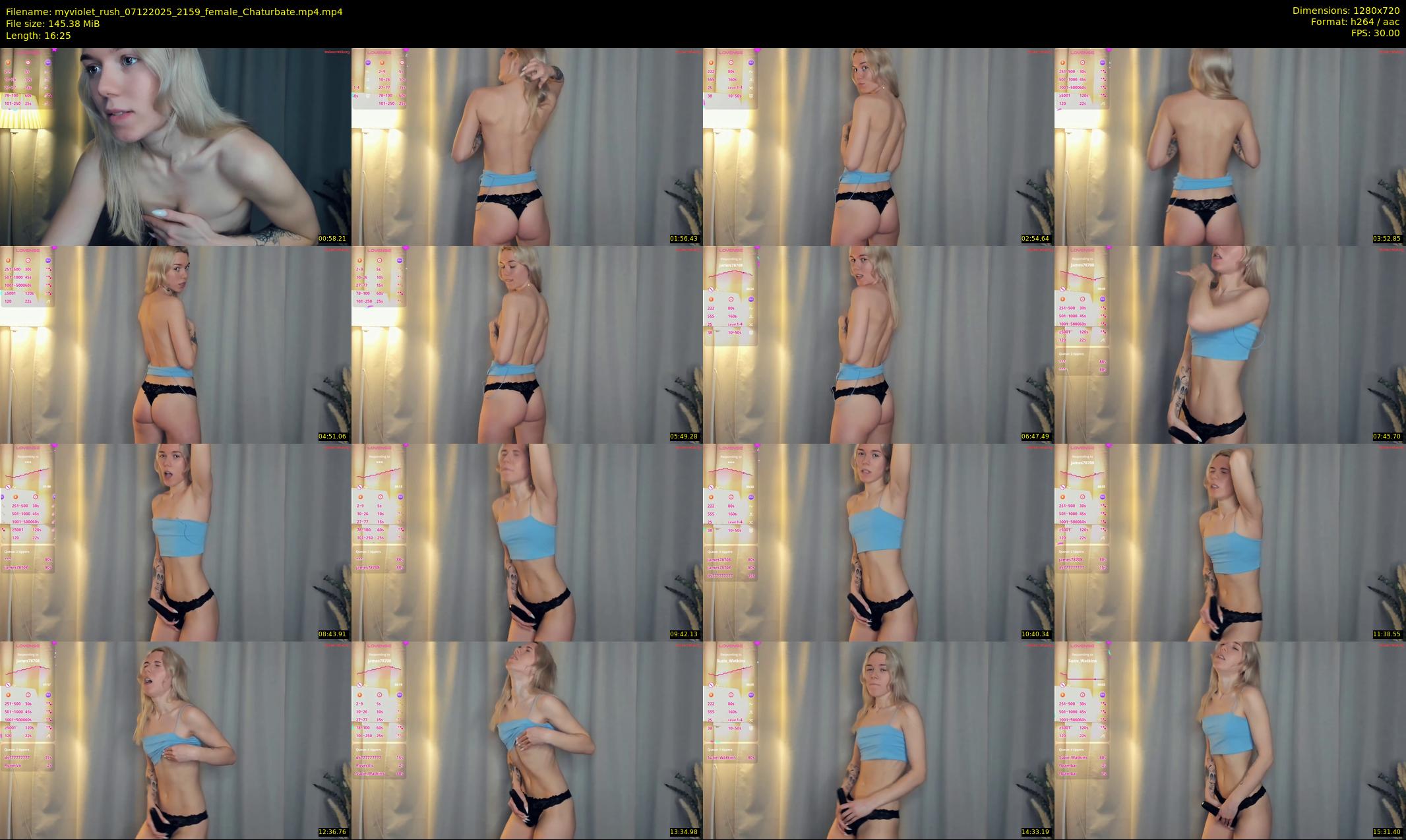 myviolet_rush — 17 minute Chaturbate female cam show recording, 720p, Dec 7, 2025