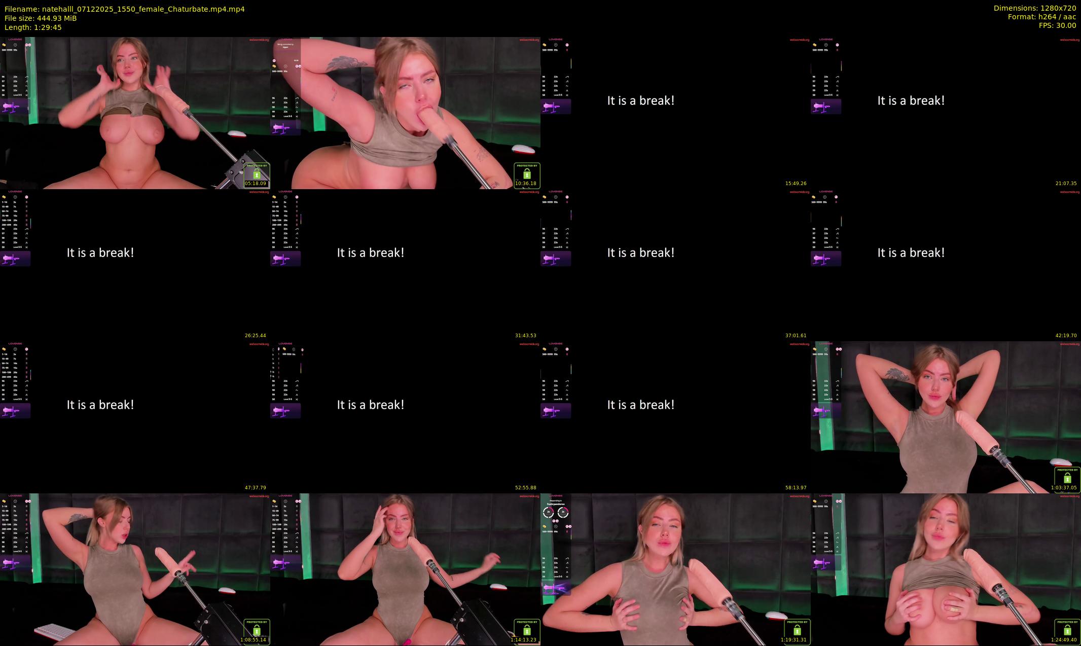 natehalll — 90 minute Chaturbate female cam show recording, 720p, Dec 7, 2025
